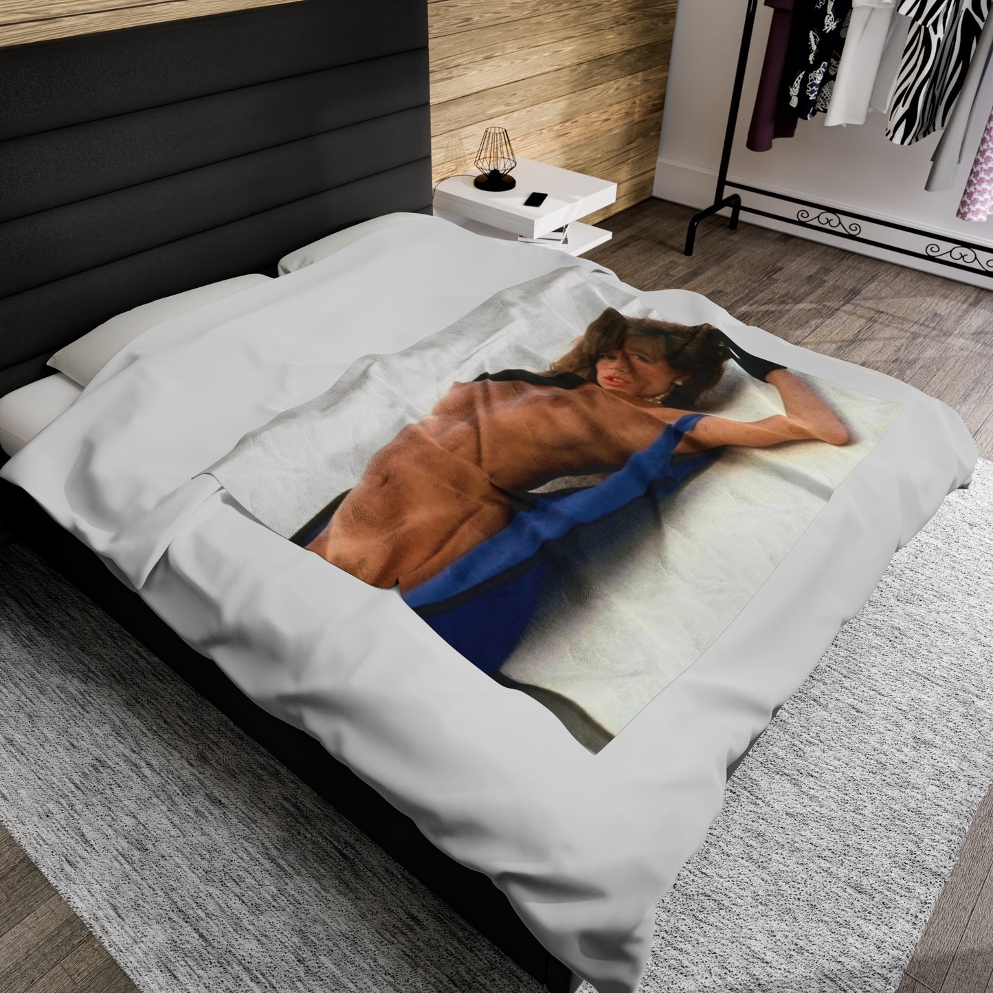 Velveteen Plush Blanket Pornstar Racquel Darrian Nude