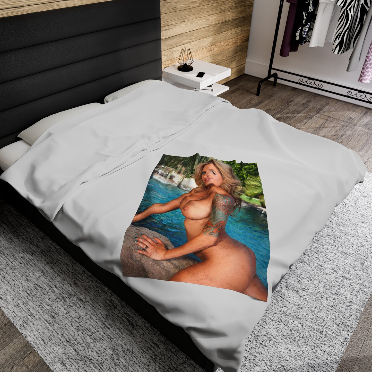 Velveteen Plush Blanket Pornstar Teagan Presley Nude
