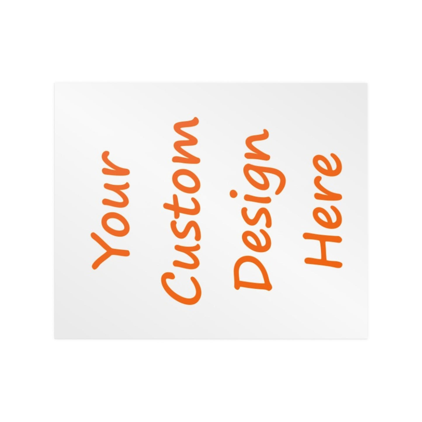 Satin Posters (210gsm) Custom Purchase & Message Artwork! No Limits!
