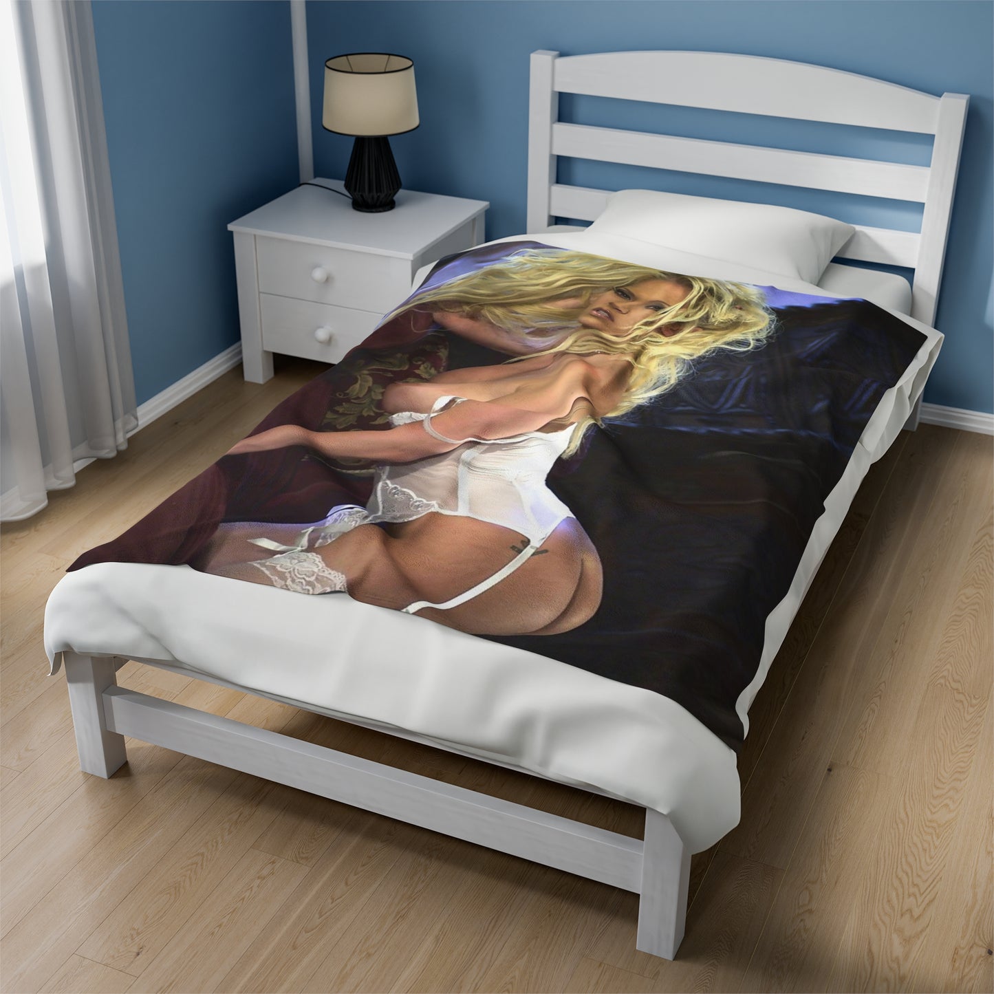 Velveteen Plush Blanket Pornstar Jenna Jameson Nude