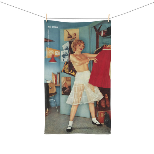 Hand Towel Playboy Playmate October 1955 Jean Moorhead