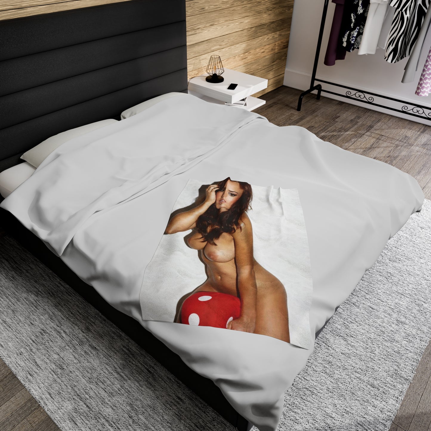 Velveteen Plush Blanket Sexy Brit Rosie Jones Nude