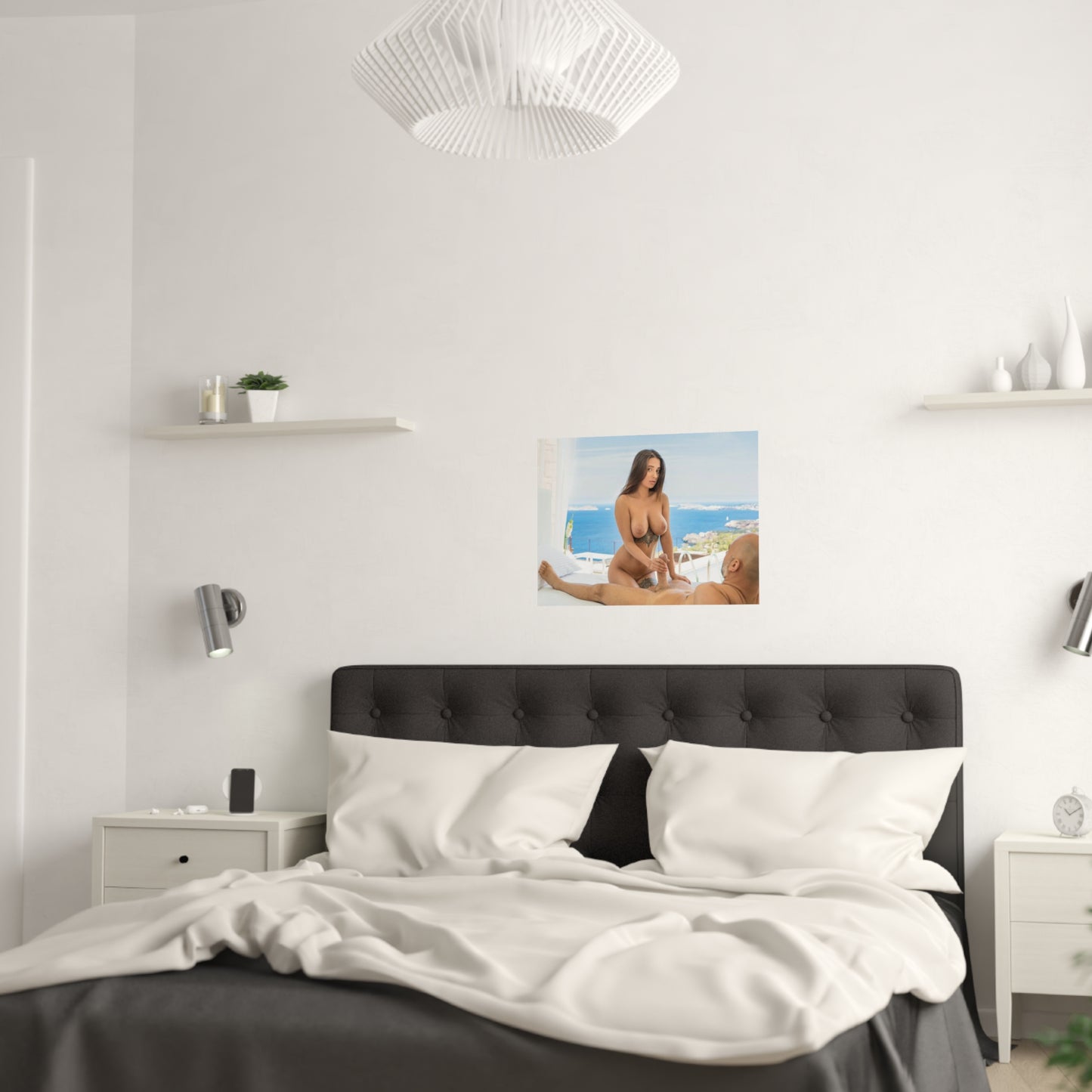 Satin Posters (210gsm) Natural Tits Liya Silver