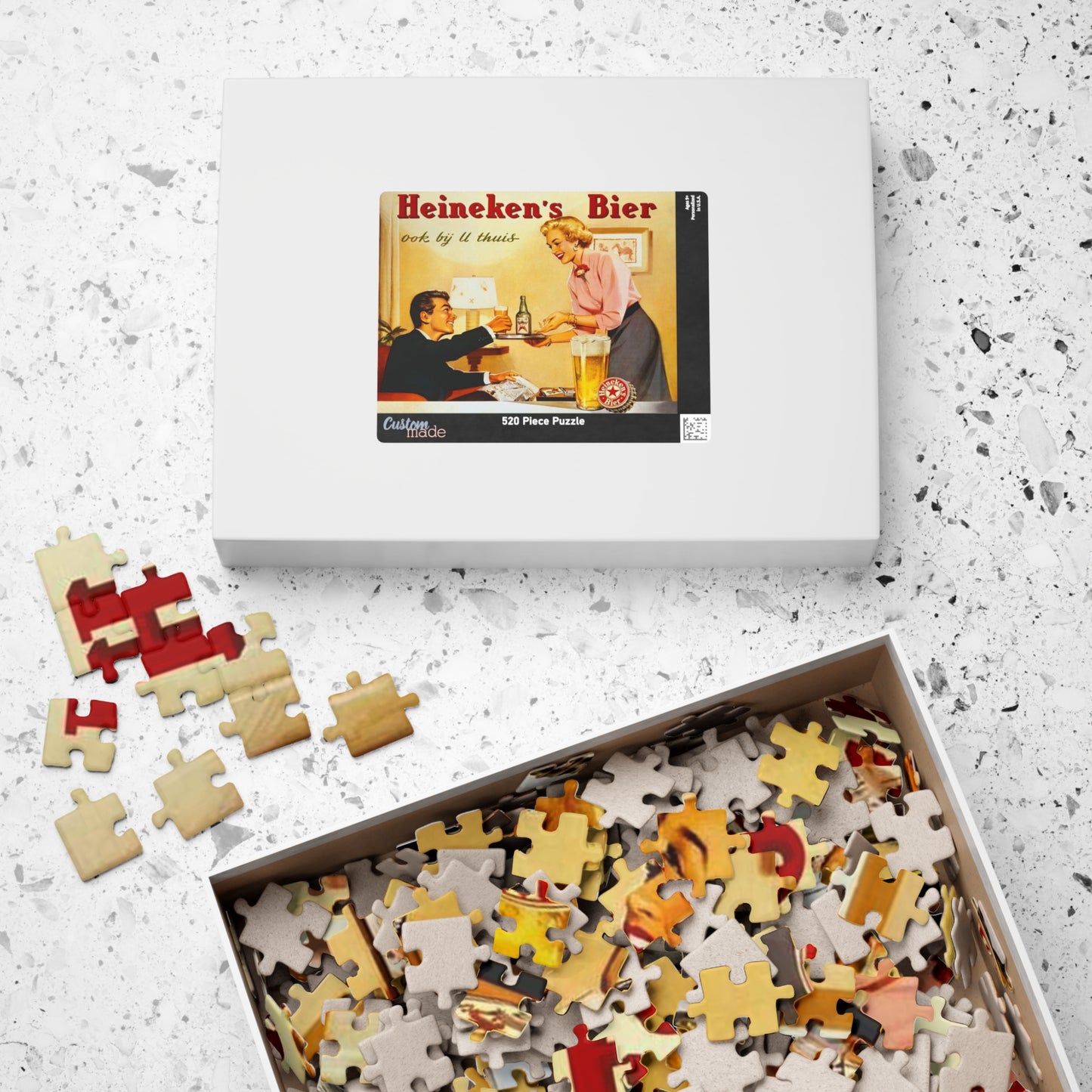 Puzzle (110, 252, 520, 1014-piece) Retro Beer Advertisement Heineken
