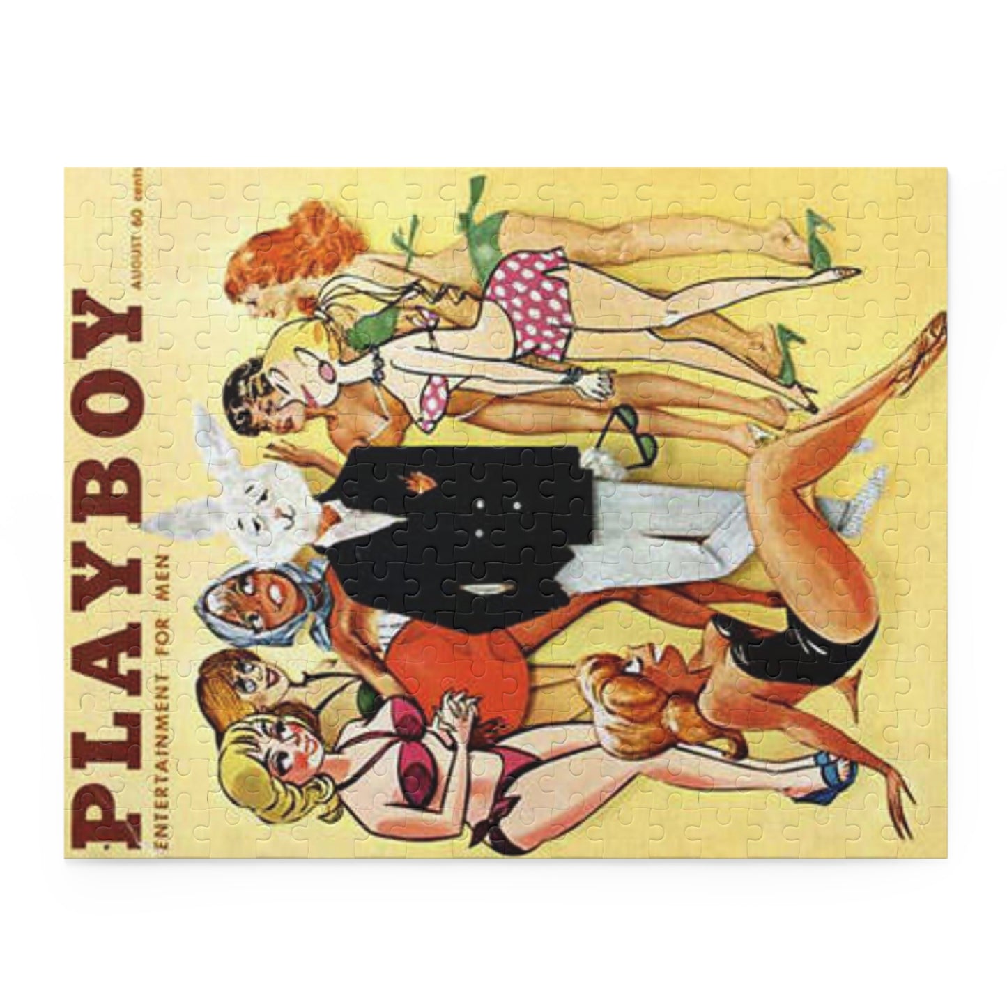 Puzzle (120, 252, 500-Piece) Playboy Cover August 1961
