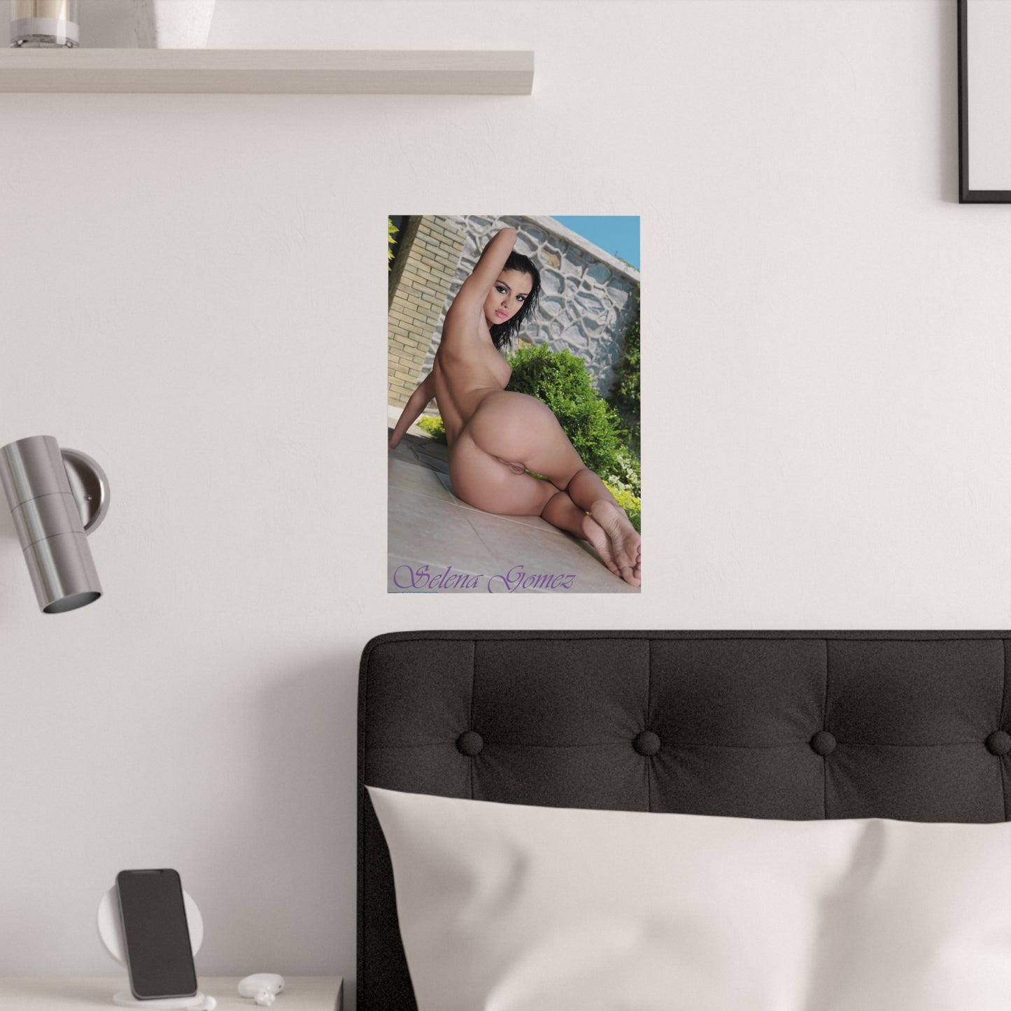 Satin Posters (210gsm) Sexy Naked Nude Selena Gomez