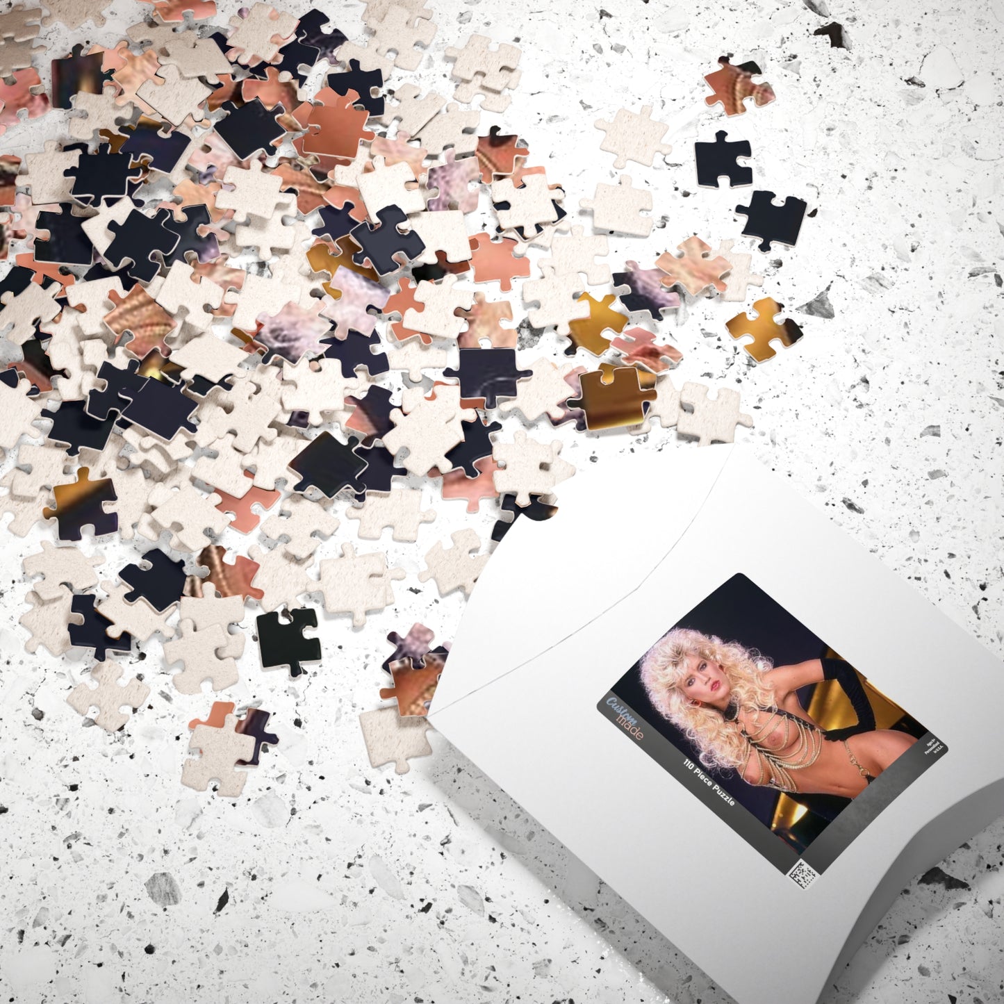 Puzzle (110, 252, 500, 1014-piece) Retro 1980s Porn Star Amber Lynn