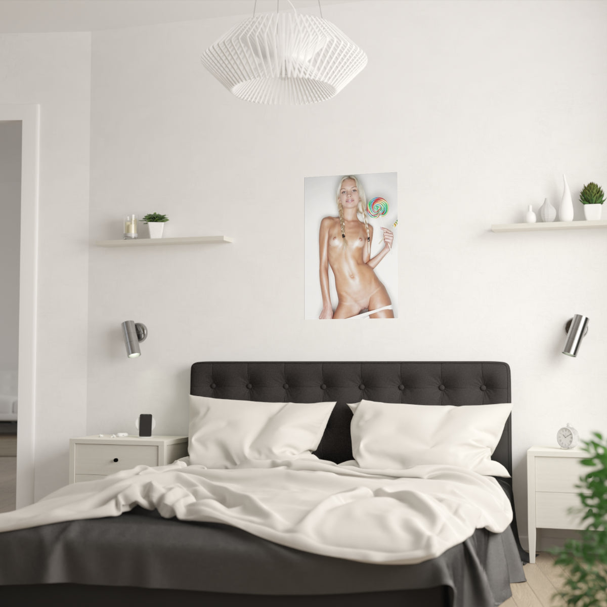 Satin Posters (210gsm) Tight Nude Pigtails