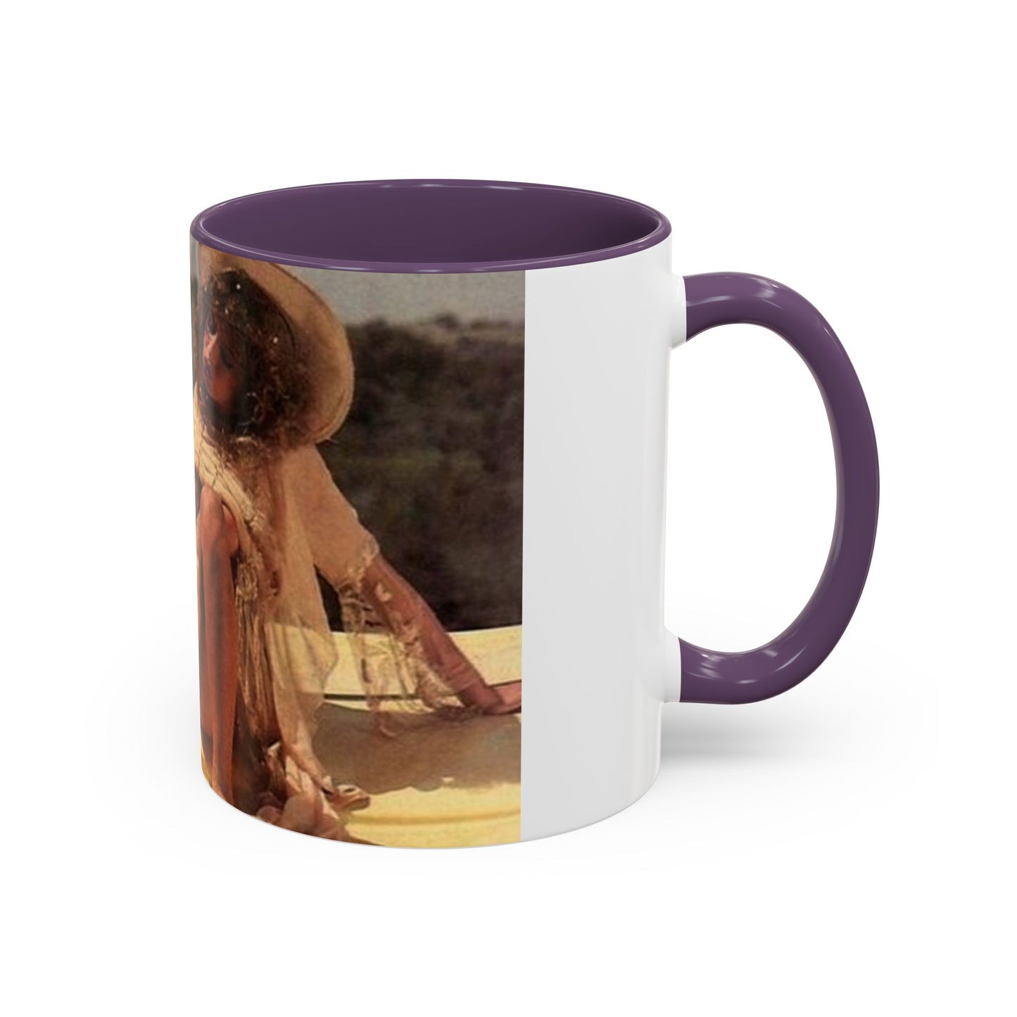 Accent Coffee Mug (11, 15oz) Traci Lords Nude Retro Pornstar Sex