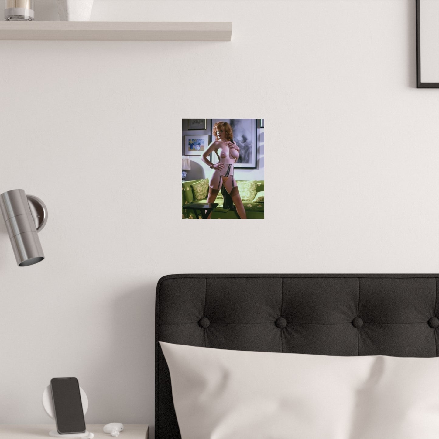 Satin Posters (210gsm) Retro Porn Star Lisa De Leeuw Nude