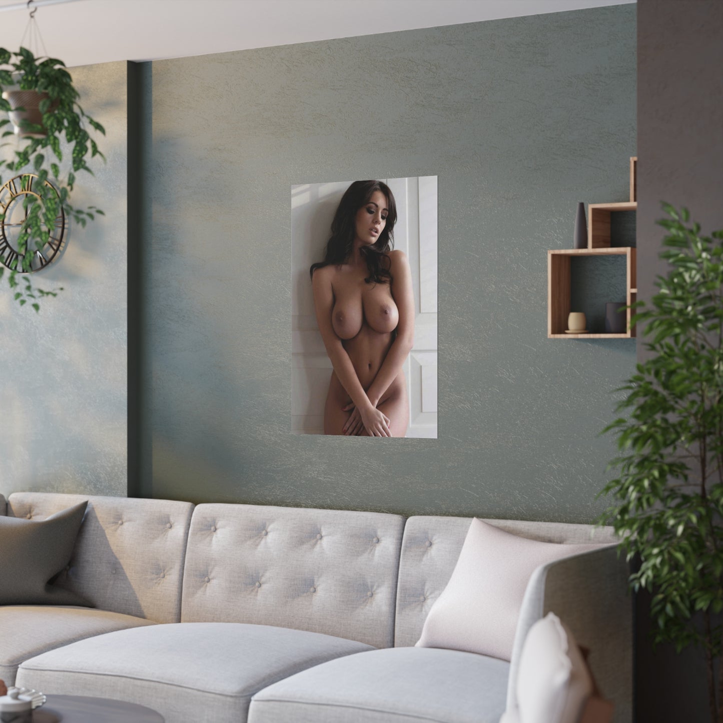 Satin Posters (210gsm) Sexy Natural Nude