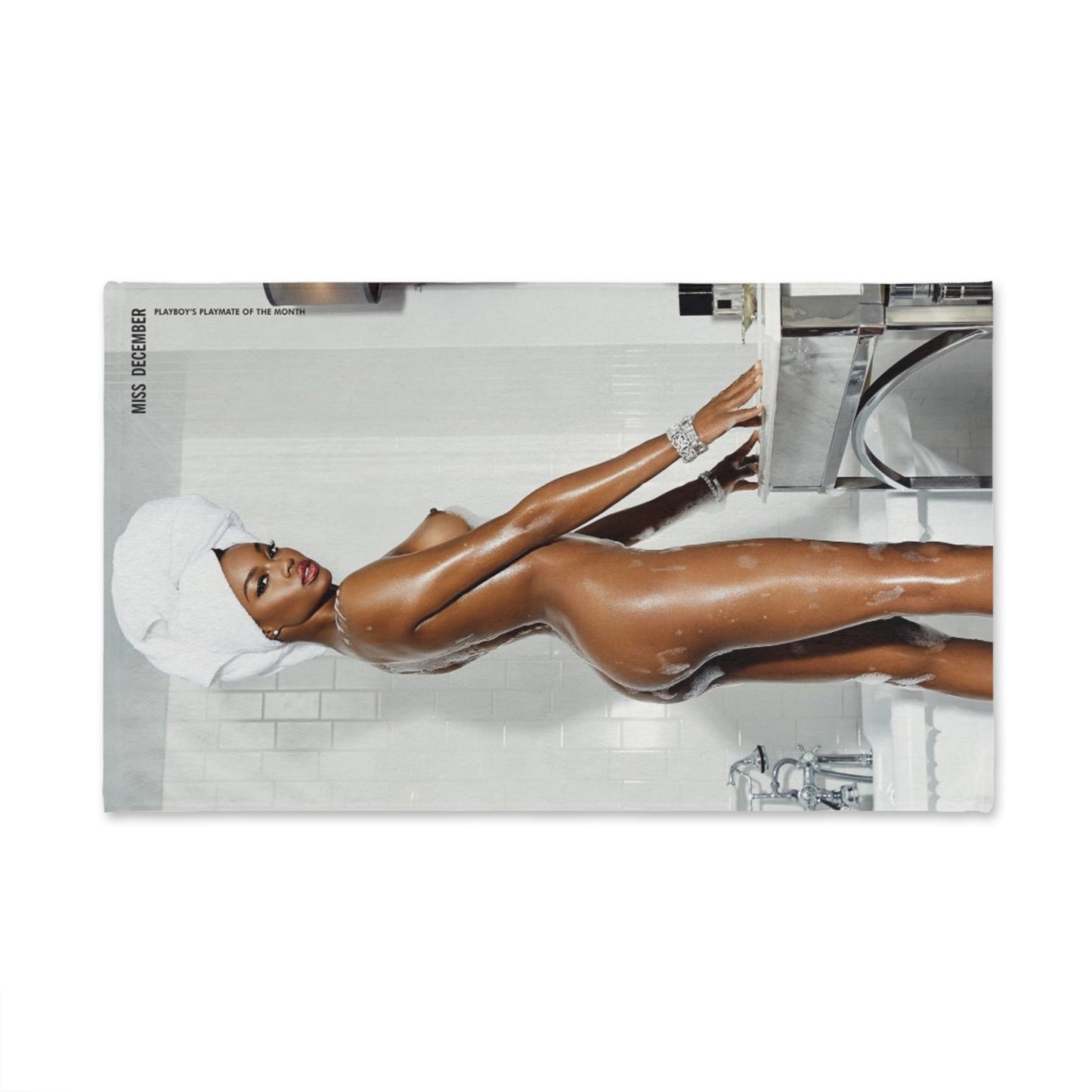 Hand Towel Playboy Playmate Dec 2015 Eugena Washington