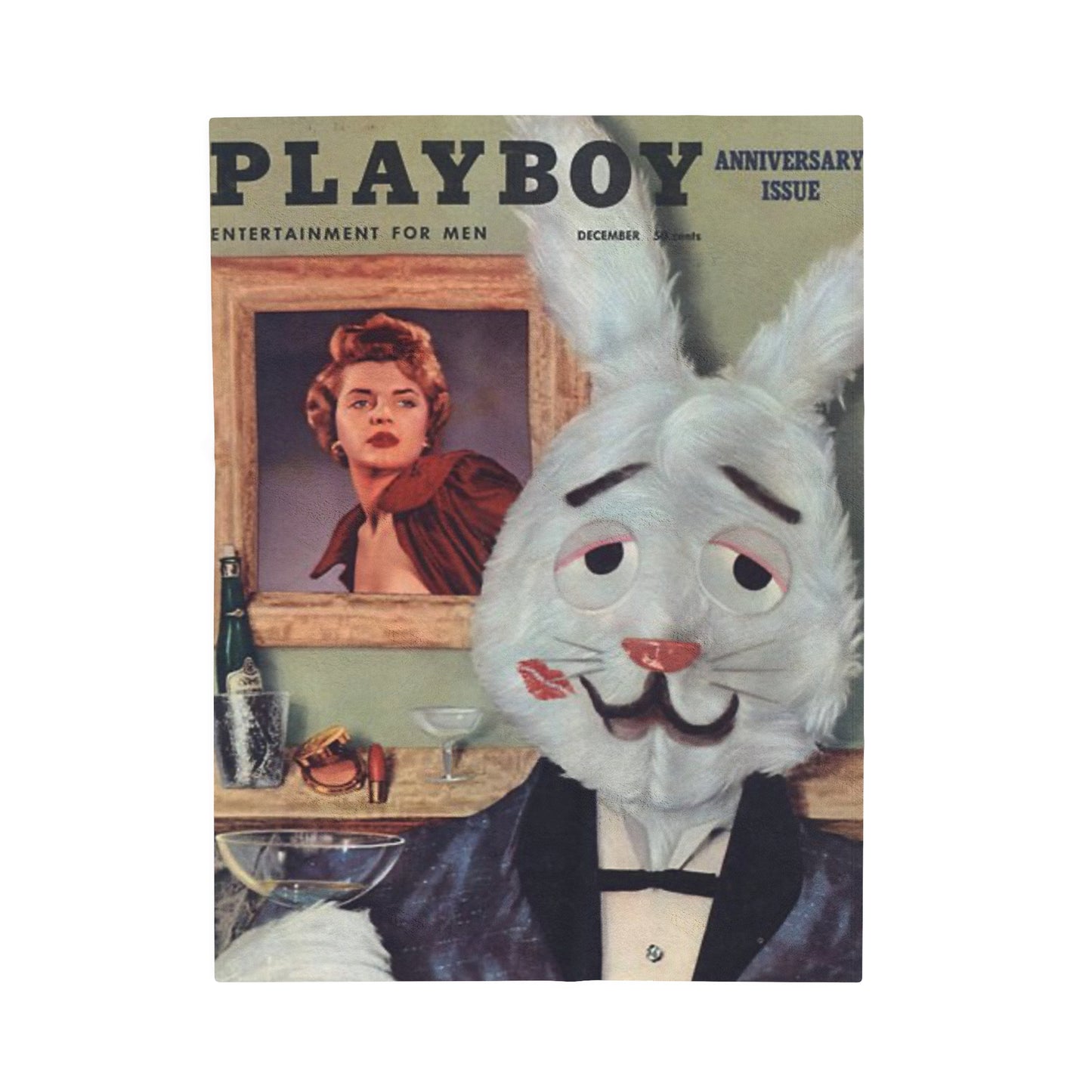 Velveteen Plush Blanket Magazine Cover December 1954