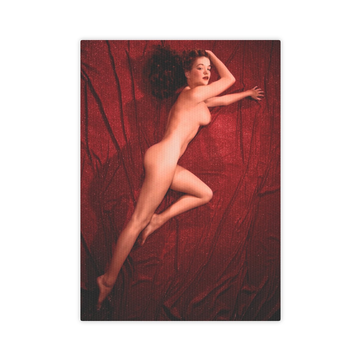 Canvas Photo Tile Playboy Playmate August 1954 Arline Hunter