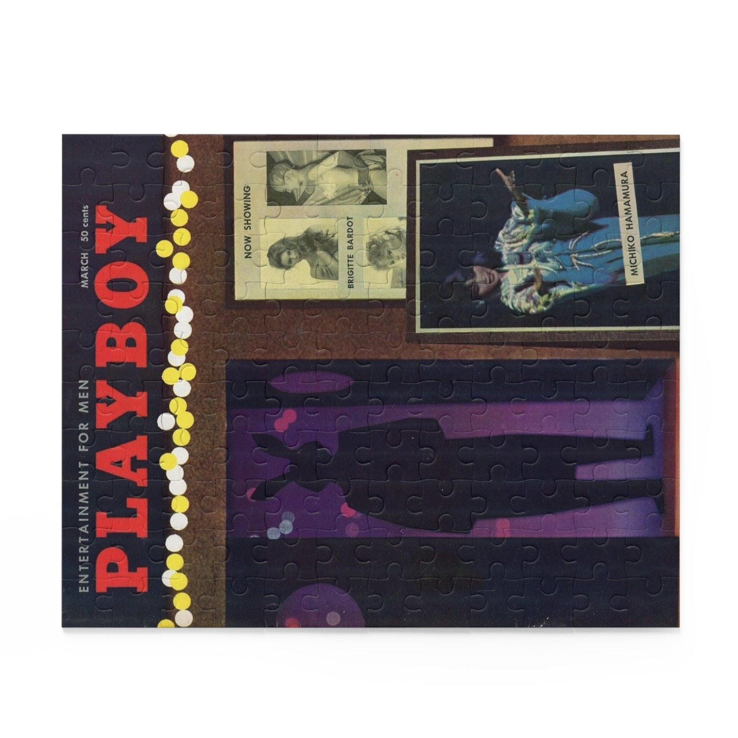Puzzle (120, 252, 500-Piece) Playboy Cover March 1958