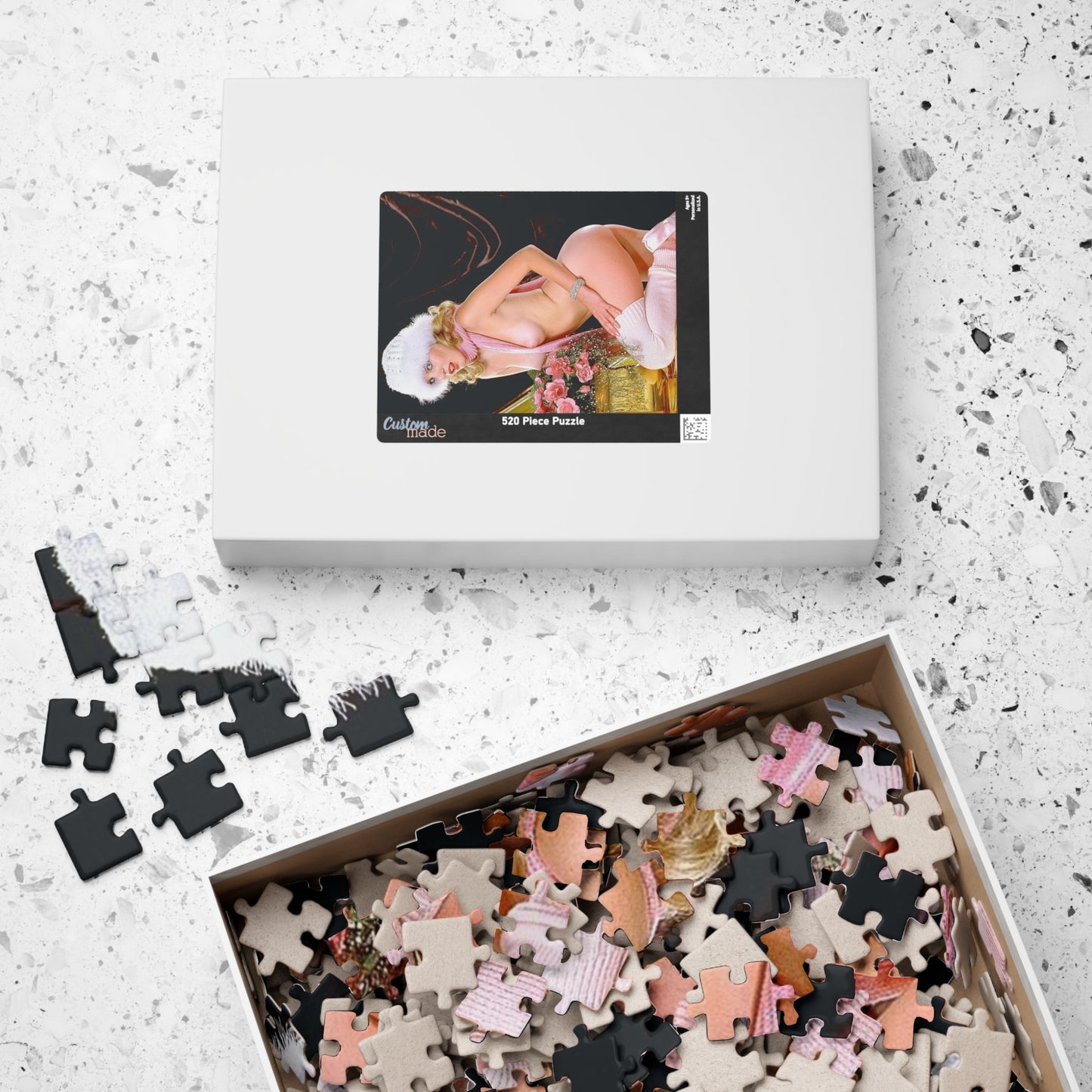 Puzzle (110, 252, 500, 1014-piece) Retro Pornstar Shauna Grant Nude