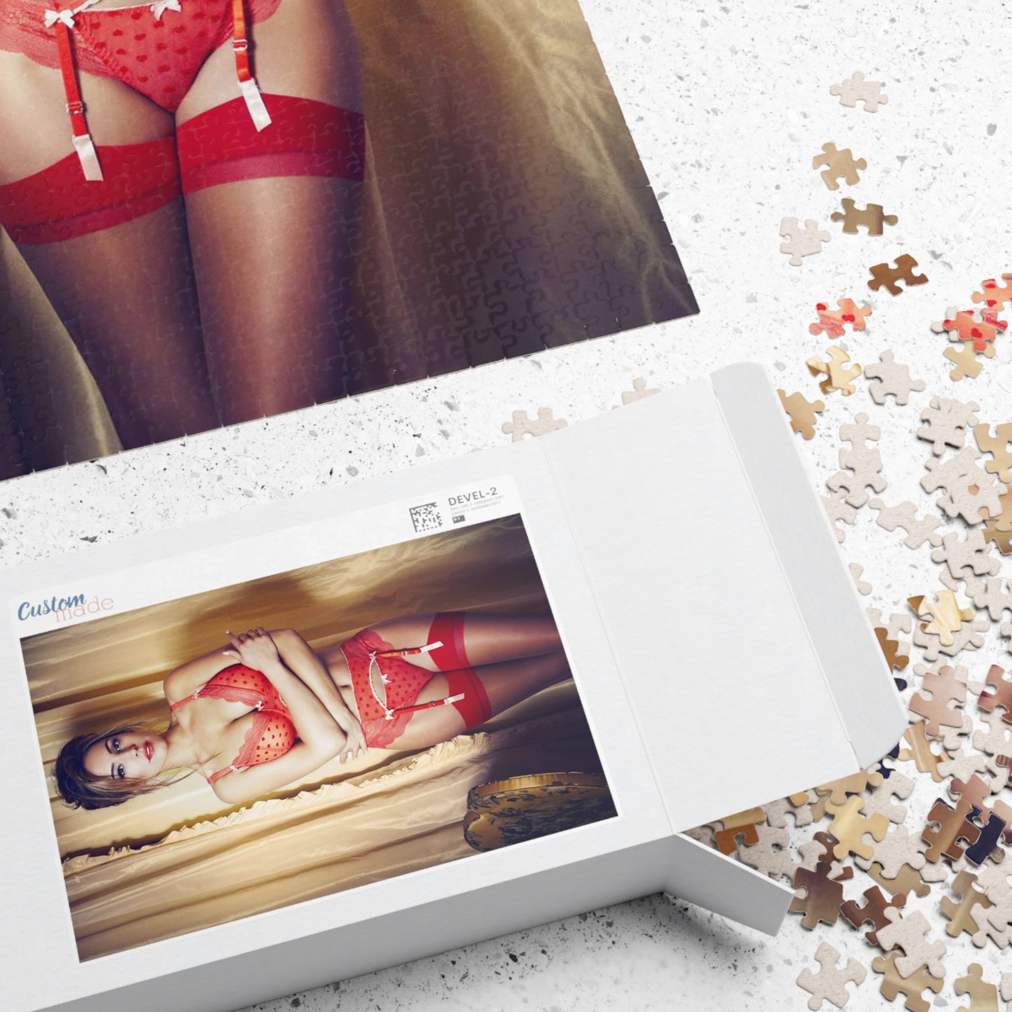 Puzzle (110, 252, 520, 1014-piece) Kelly Brook Lingerie