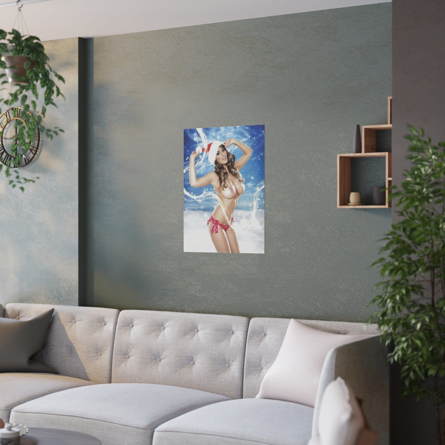 Satin Posters (210gsm) Christmas Pornstars Nude