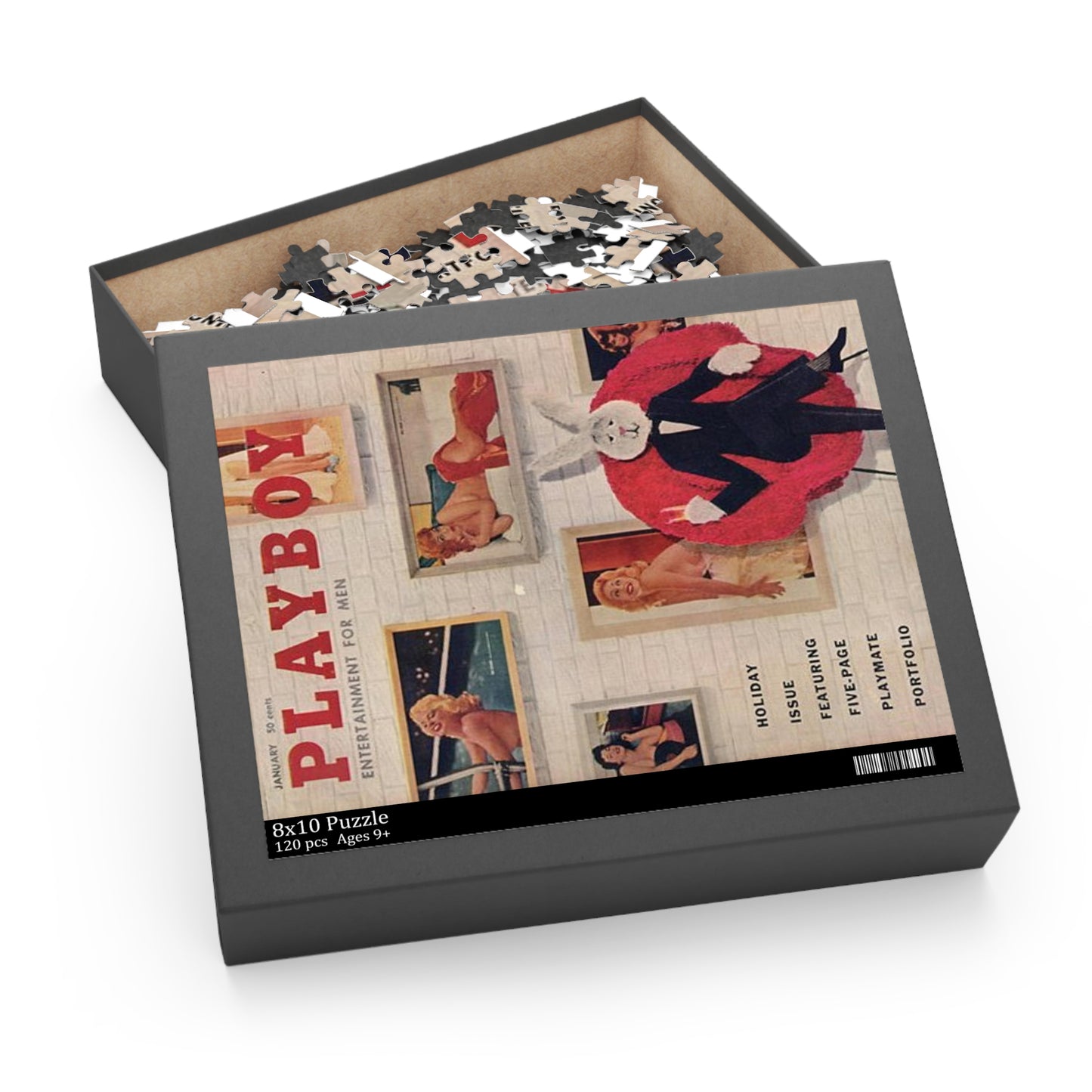 Puzzle (120, 252, 500-Piece) Playboy Cover January 1958