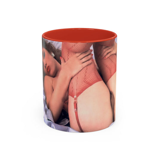 Accent Coffee Mug (11, 15oz) Traci Lords Naked Nude Retro