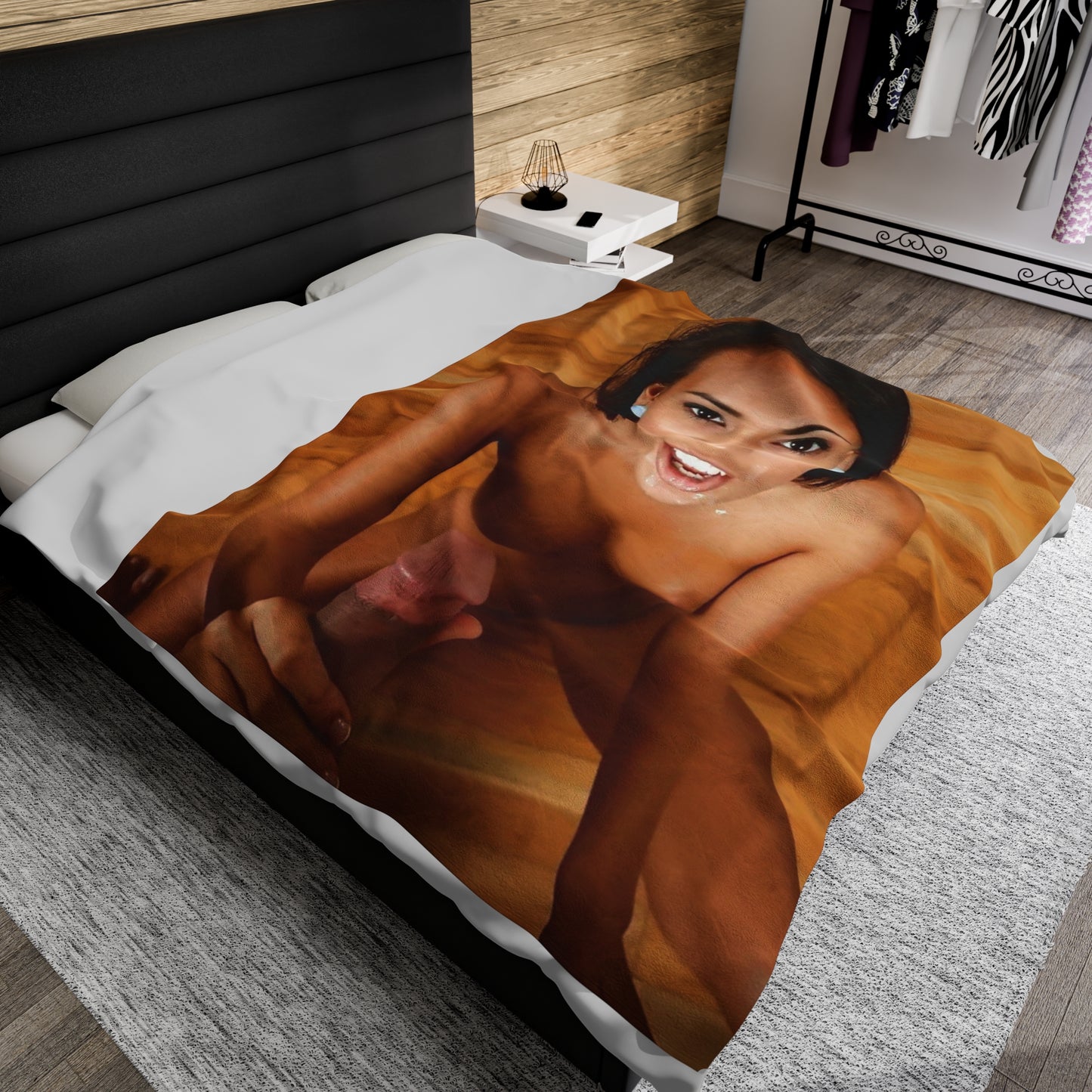 Velveteen Plush Blanket Janice Griffith