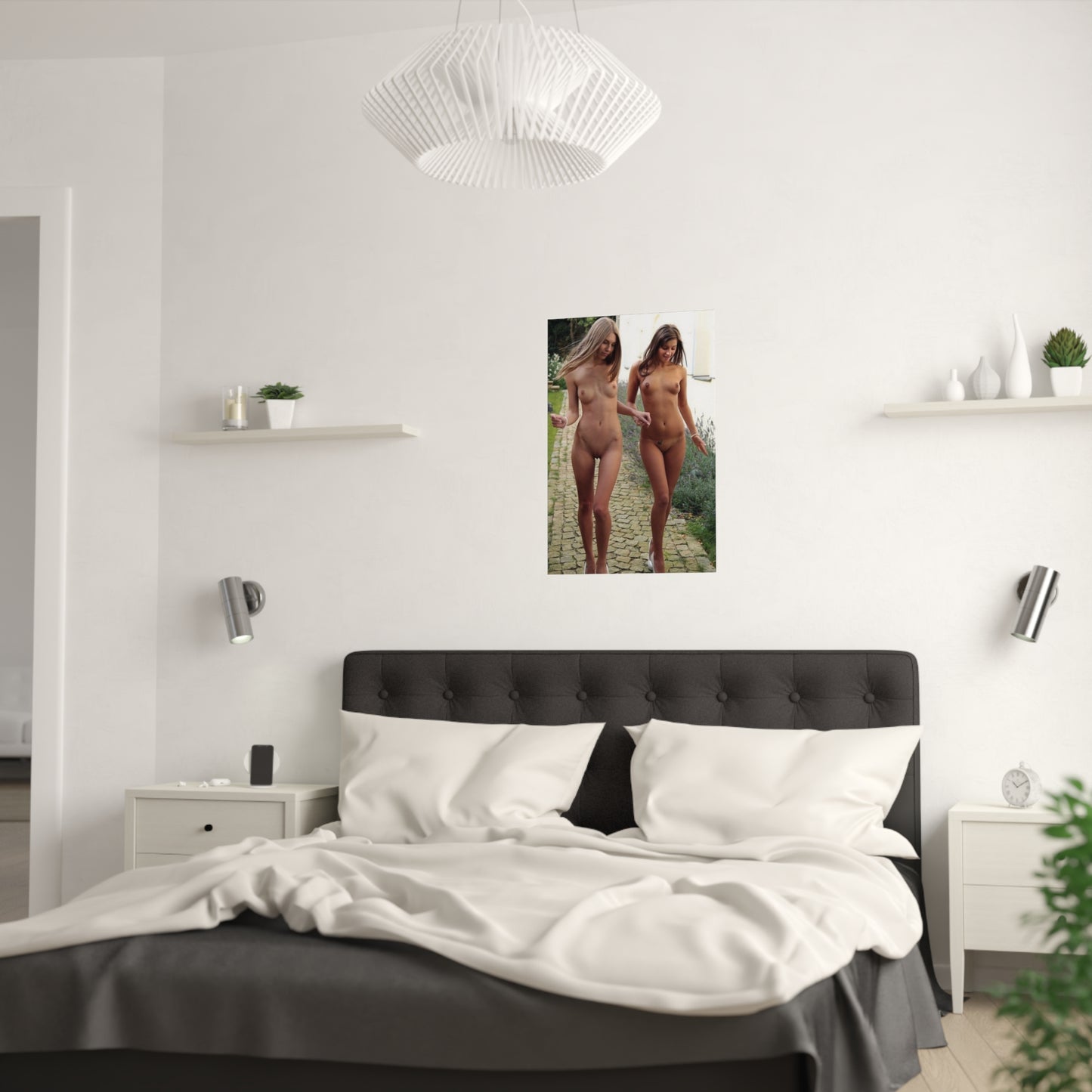 Satin Posters (210gsm) Nude Walk