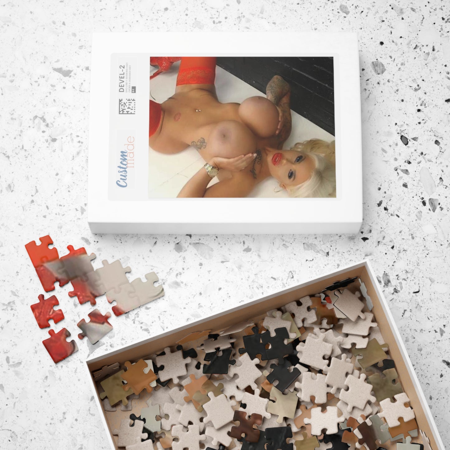Puzzle (110, 252, 520, 1014-piece) Busty Candy Charms Nude