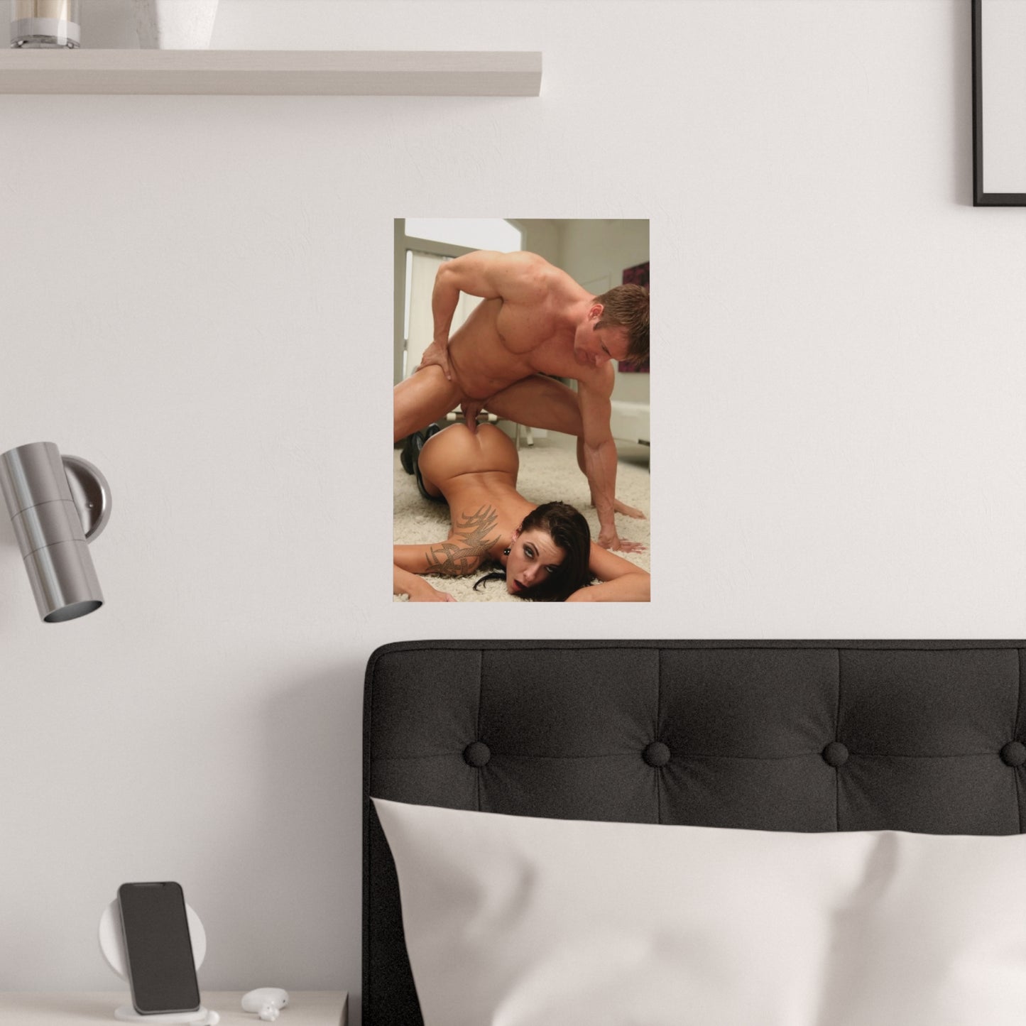 Satin Posters (210gsm) Hot Hardcore Porno Porn Scene Chayse Evans Fucking Sex Anal