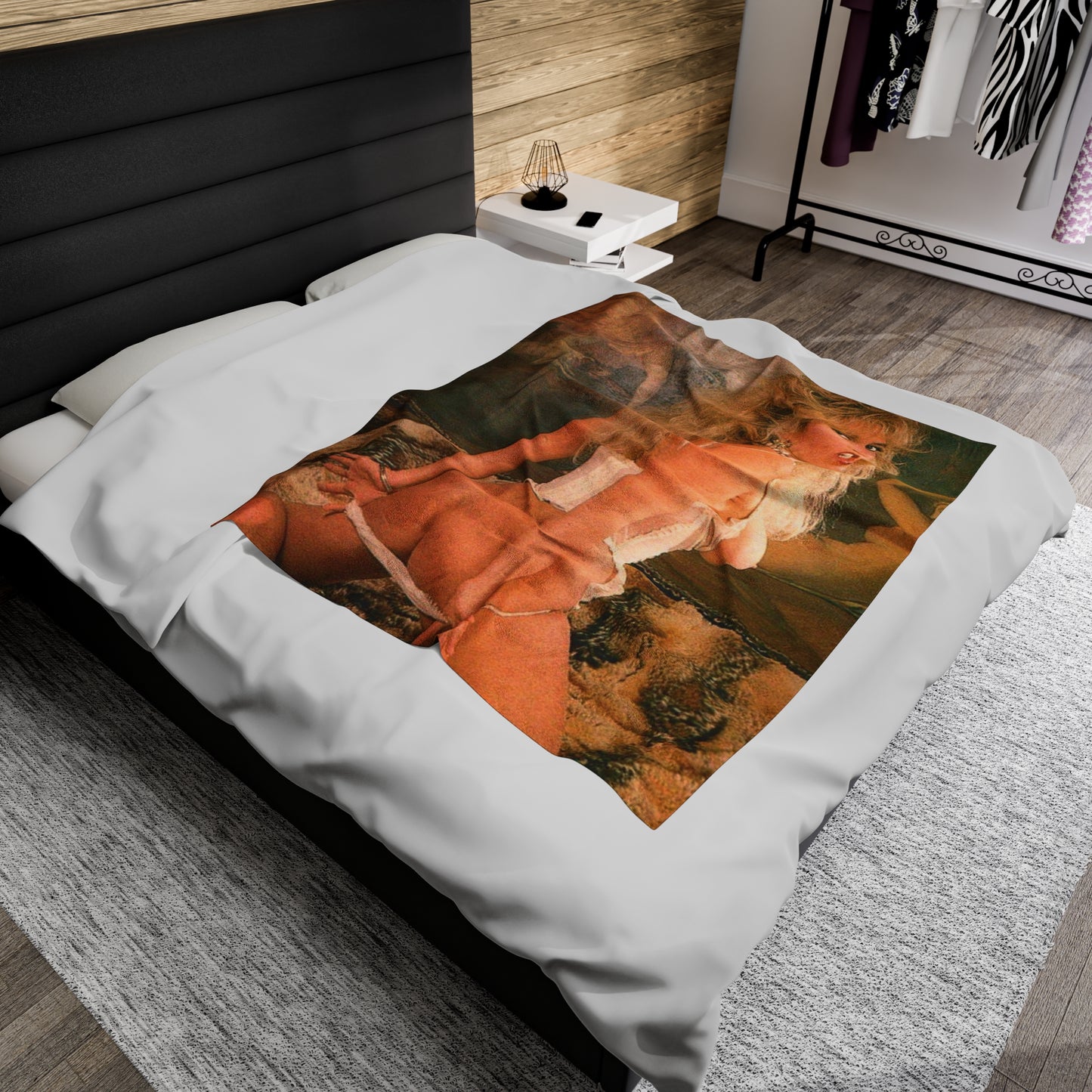 Velveteen Plush Blanket Porn Star Victoria Paris Nude