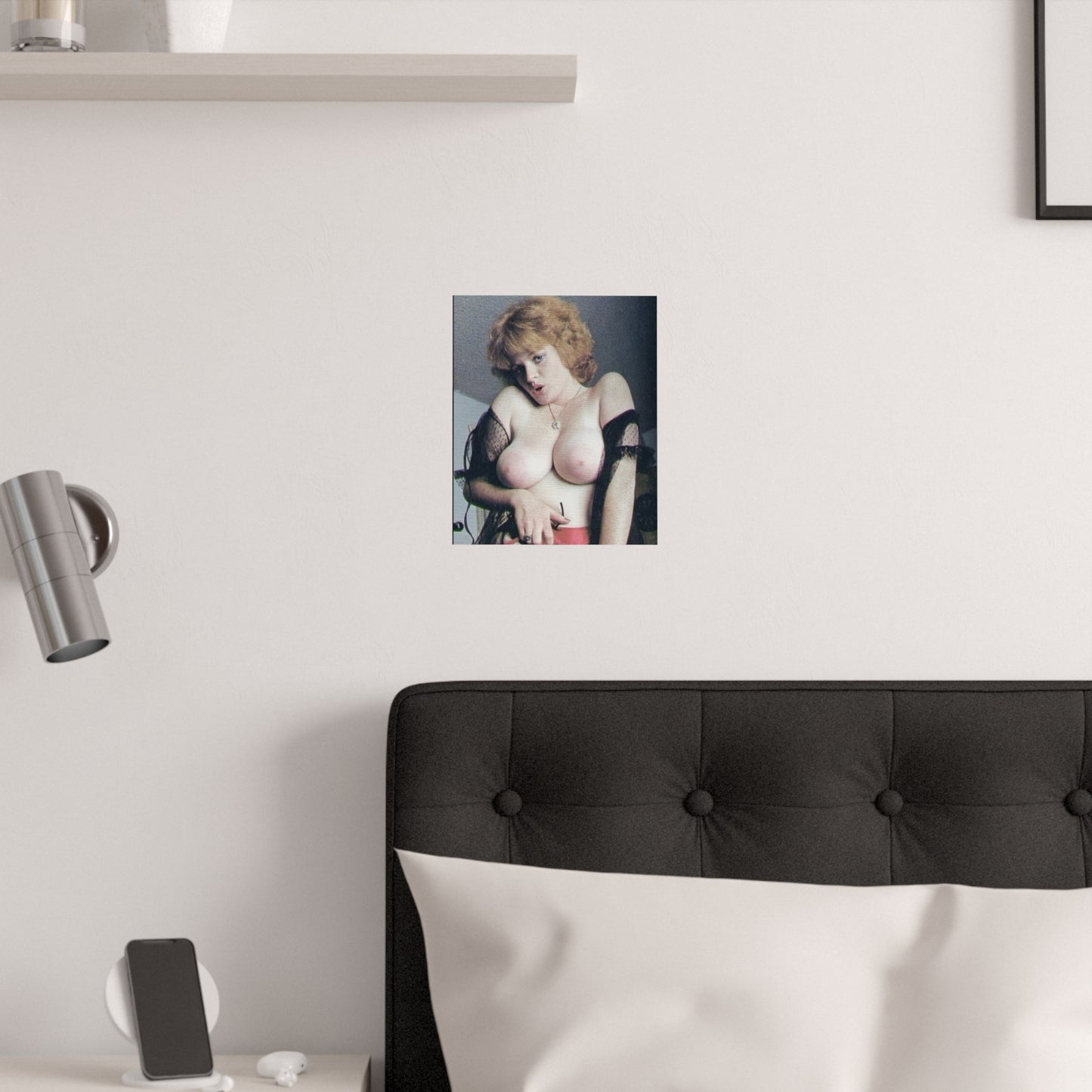 Satin Posters (210gsm) Retro Pornstar Lisa De Leeuw Nude