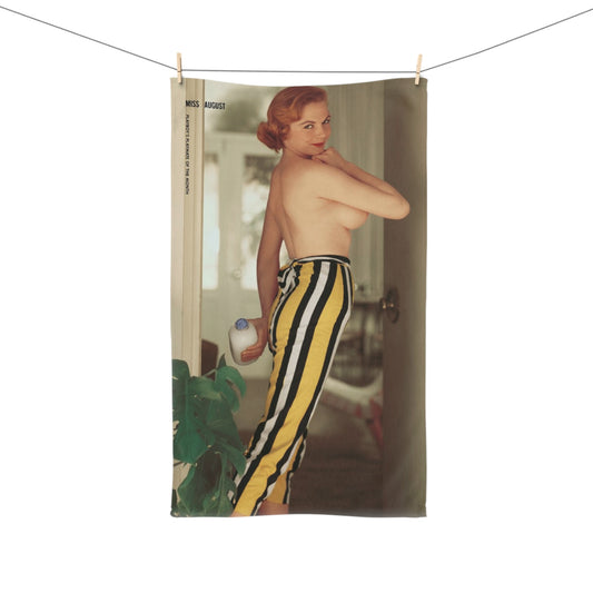 Hand Towel Playboy Playmate August 1956 Jonnie Nicely