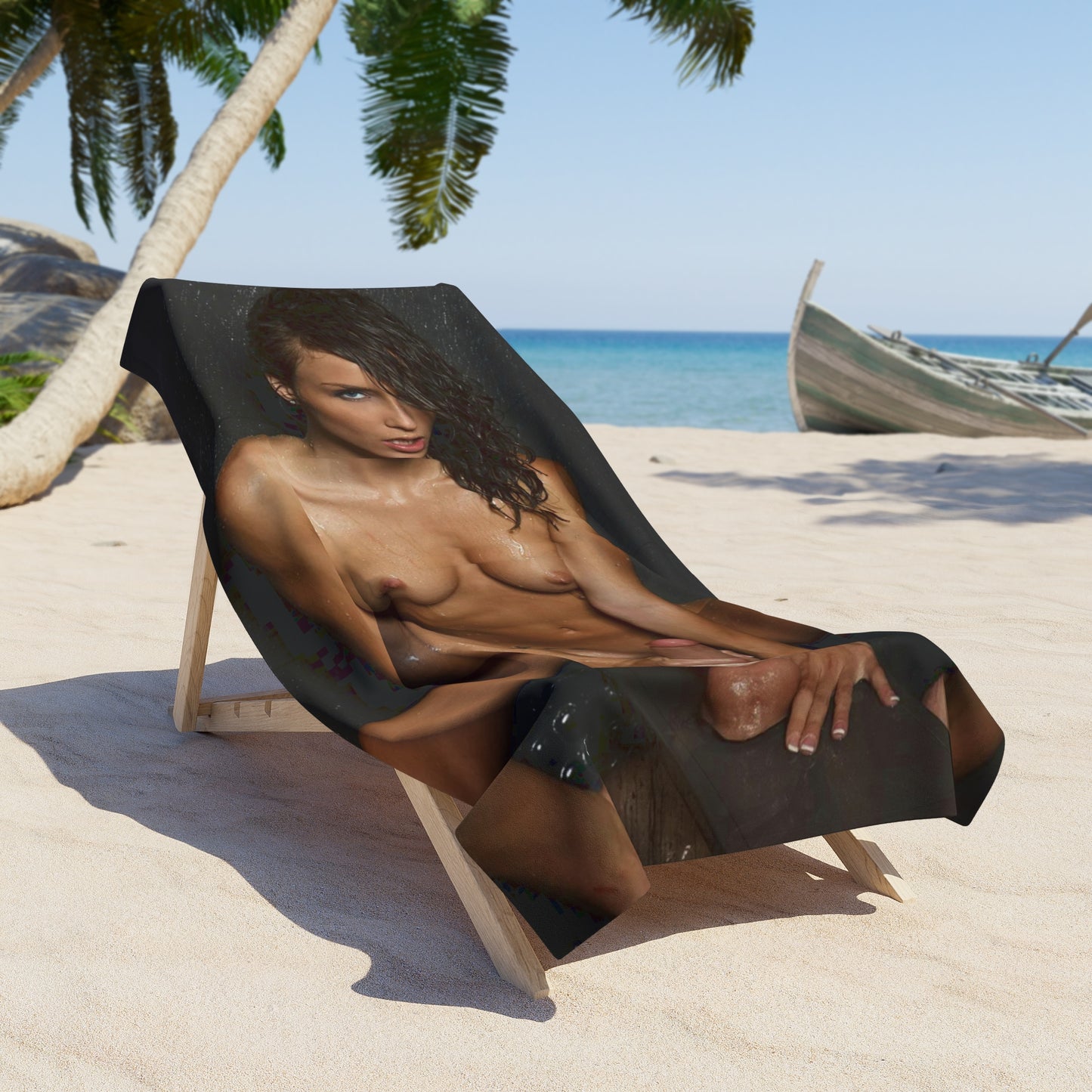 Beach Towel Malena Morgan Nude