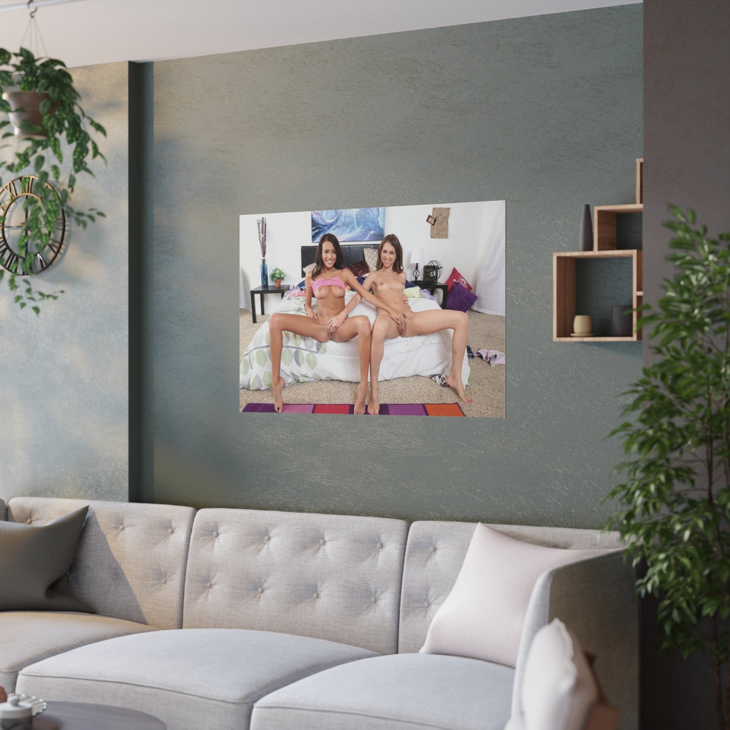 Satin Posters (210gsm) Janice Griffith & Riley Reid Nude