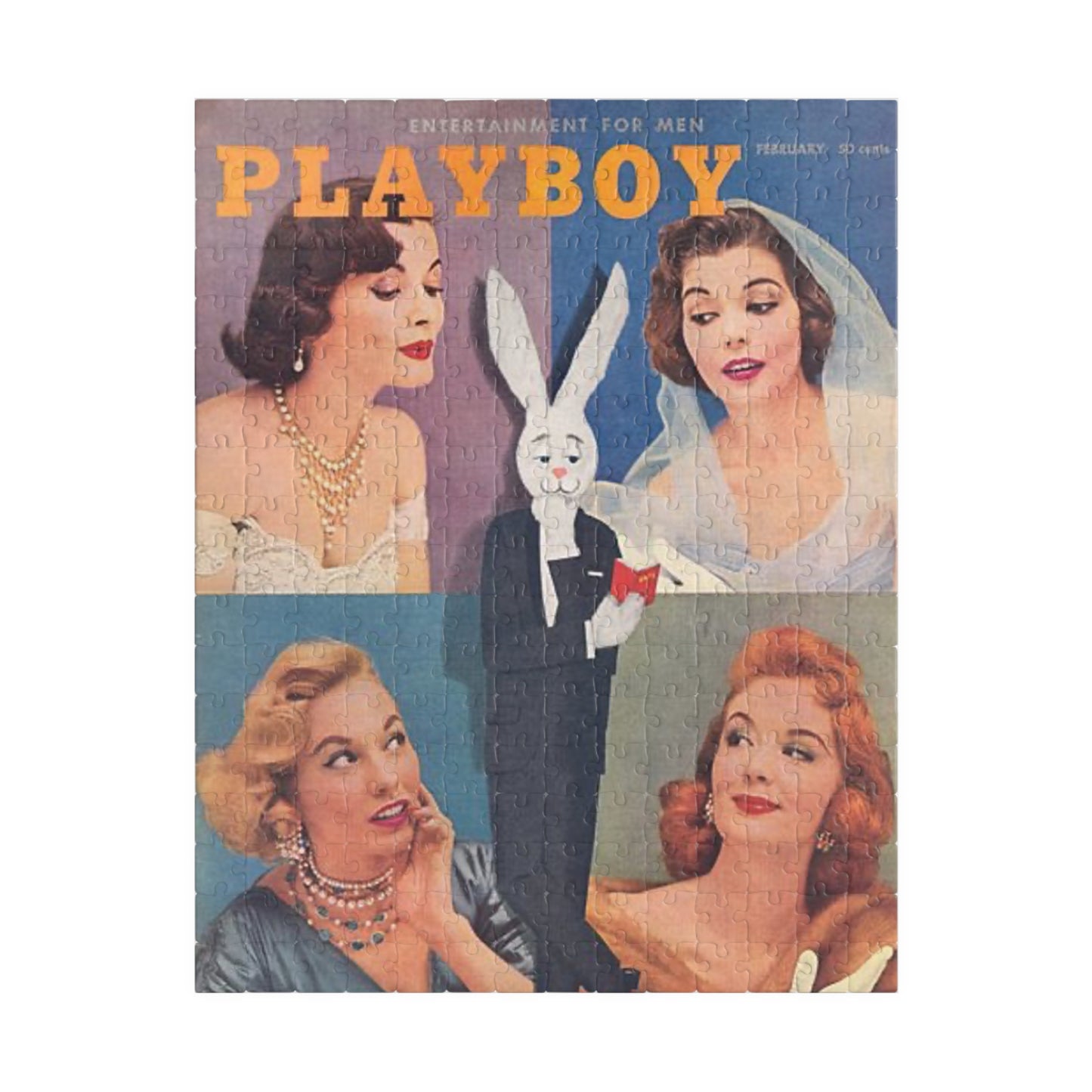 Puzzle (110, 252, 520, 1014-piece) Playboy Cover February 1956
