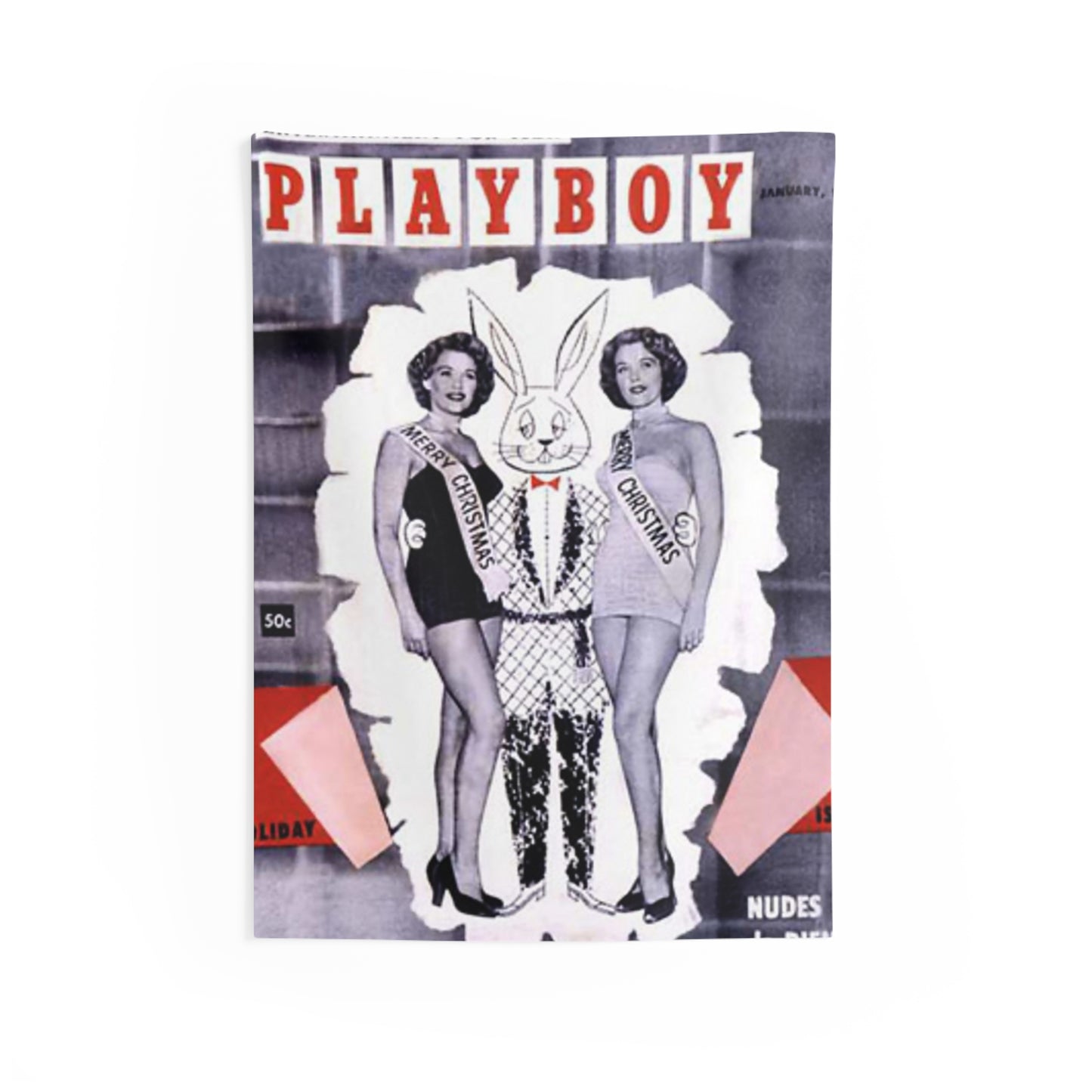 Indoor Wall Tapestries Playboy Cover January 1954