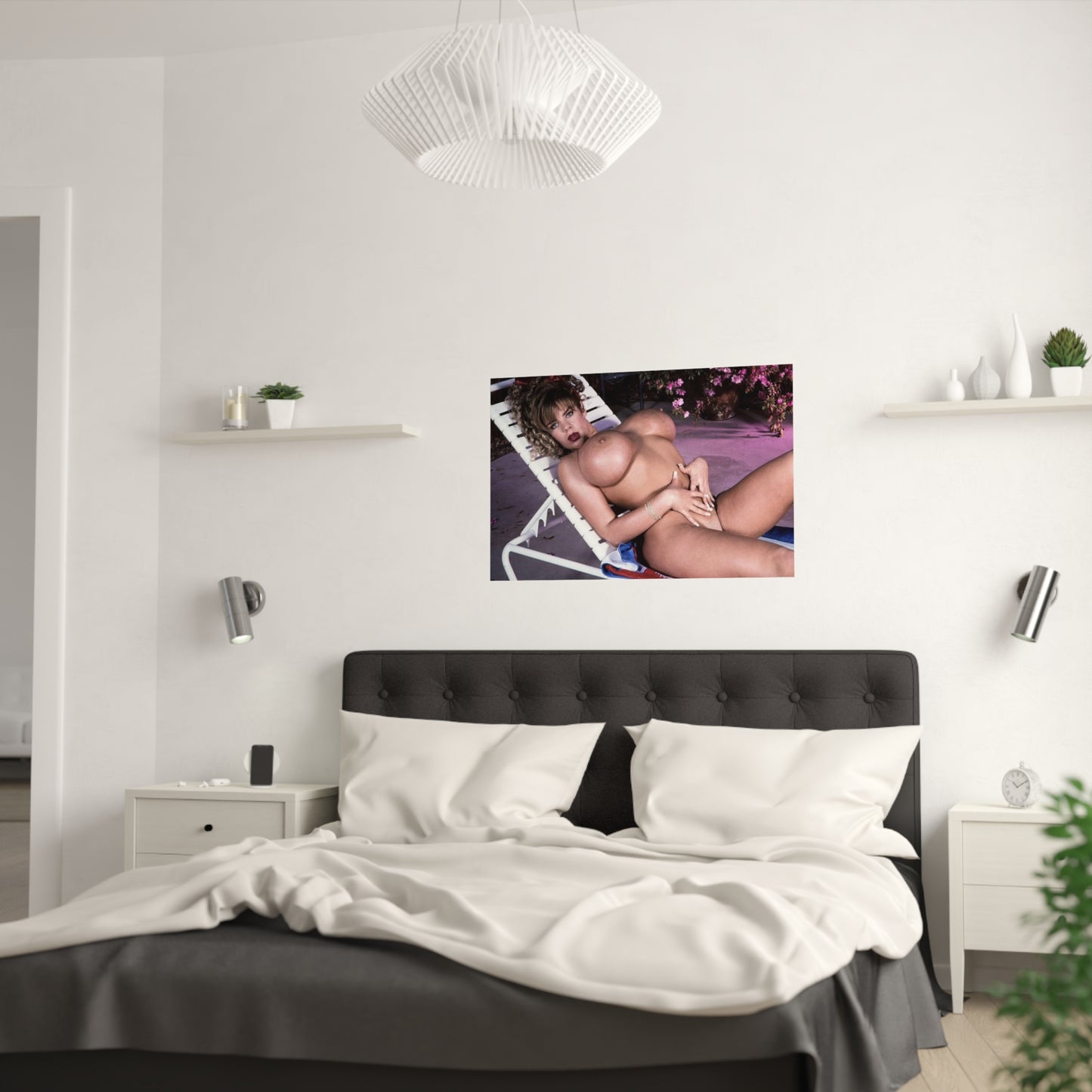 Satin Posters (210gsm) Busty Candy Cantaloupes Nude