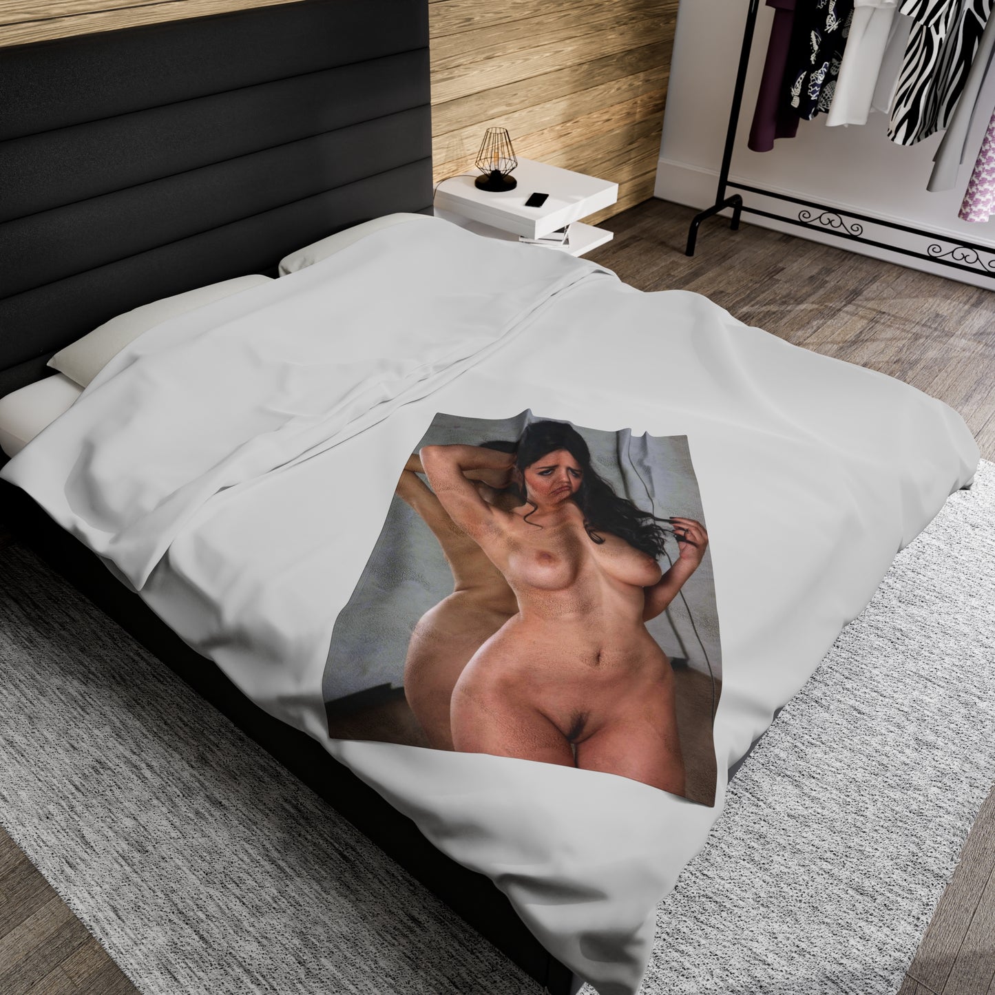 Velveteen Plush Blanket Pornstar Valentina Nappi Nude