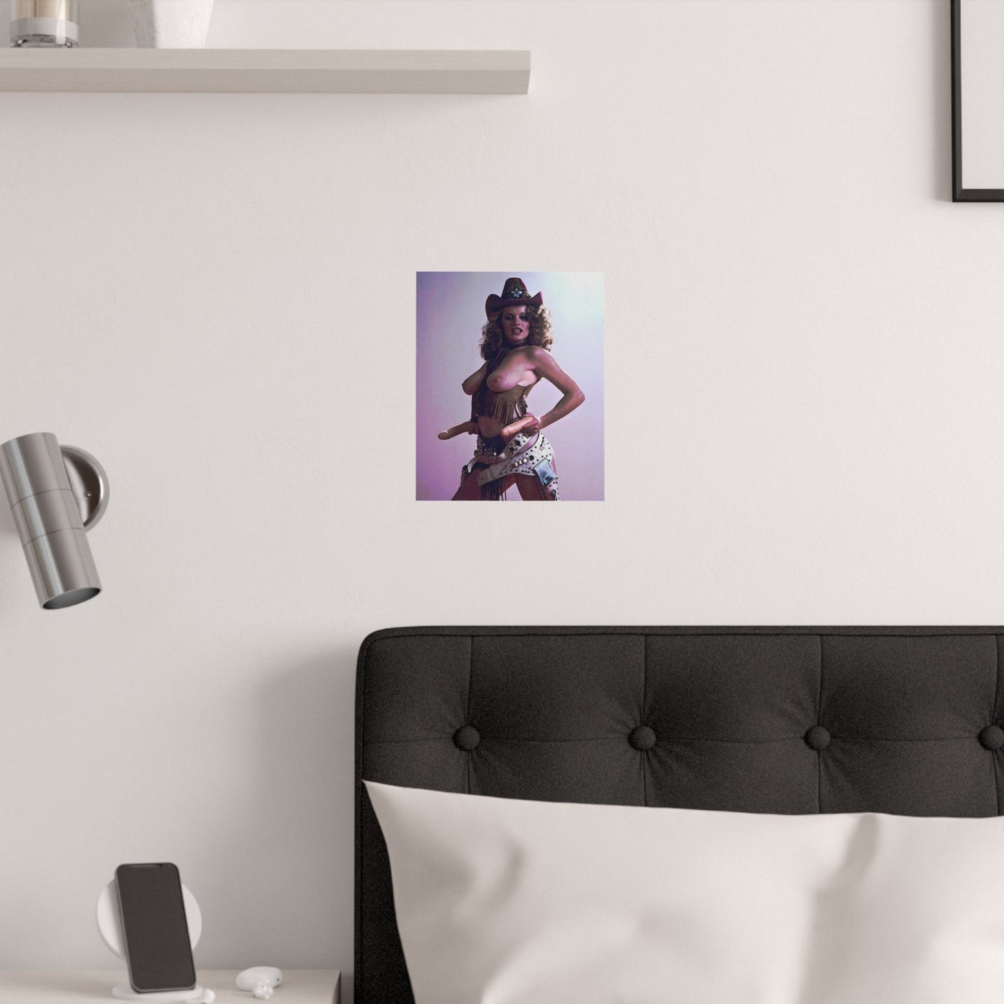 Satin Posters (210gsm) Retro Pornstar Lisa De Leeuw Nude