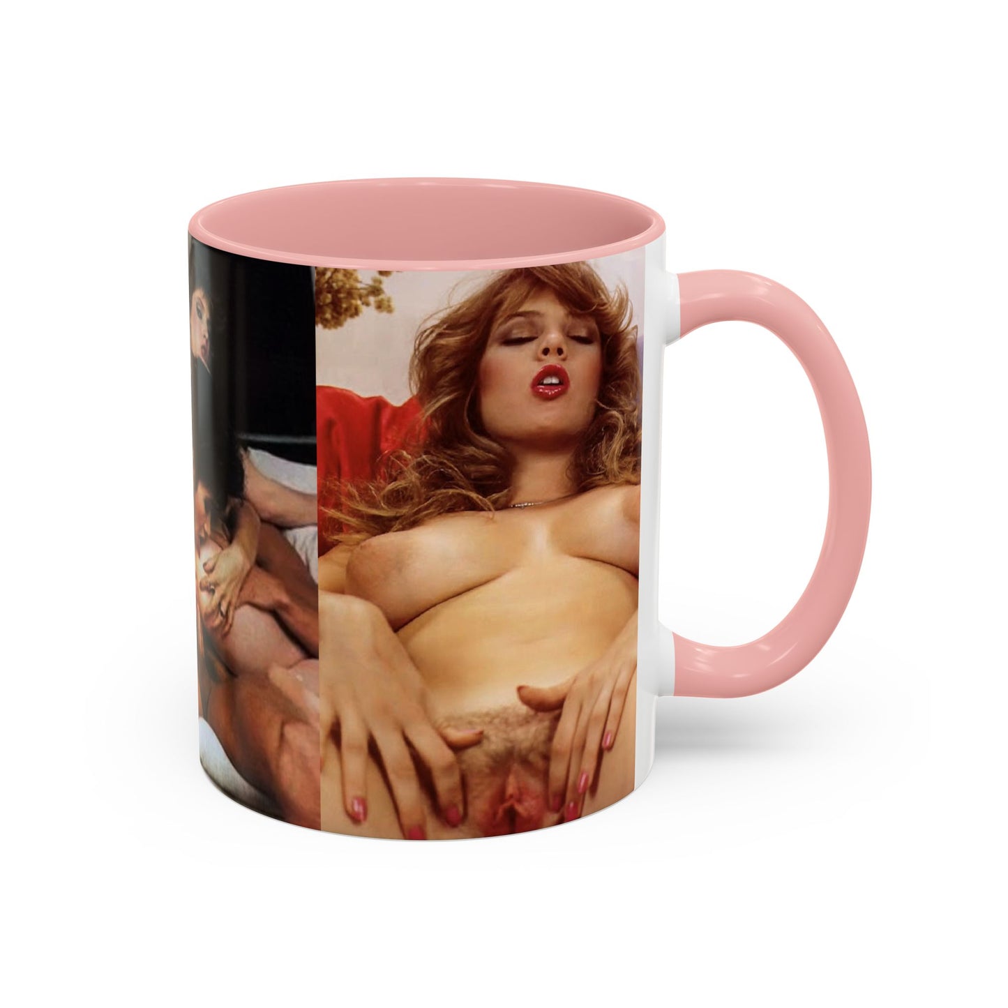 Accent Coffee Mug (11, 15oz) Traci Lords Nude Naked Fucking Retro