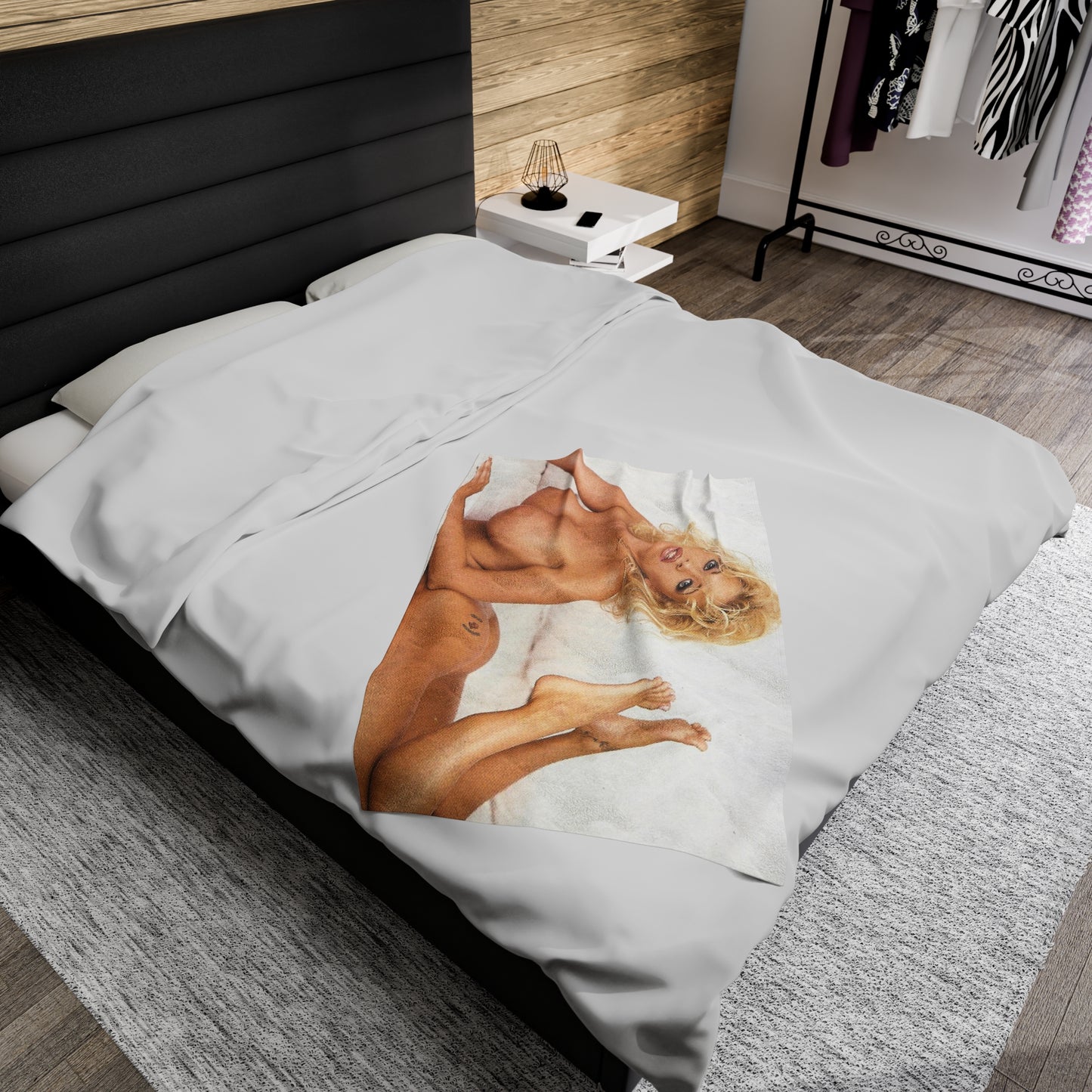Velveteen Plush Blanket Pornstar Jenna Jameson Nude