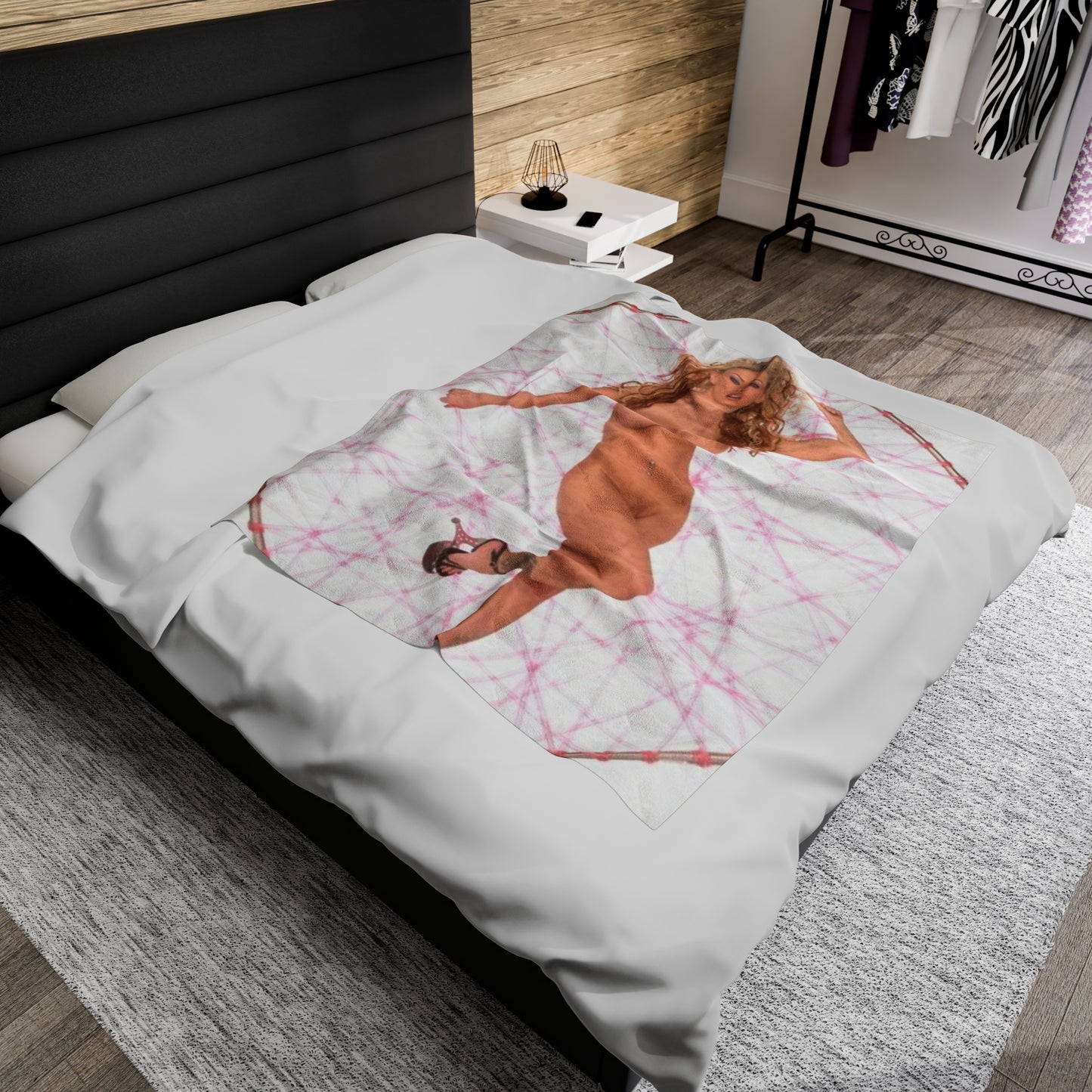 Velveteen Plush Blanket Pornstar Jenna Jameson Nude