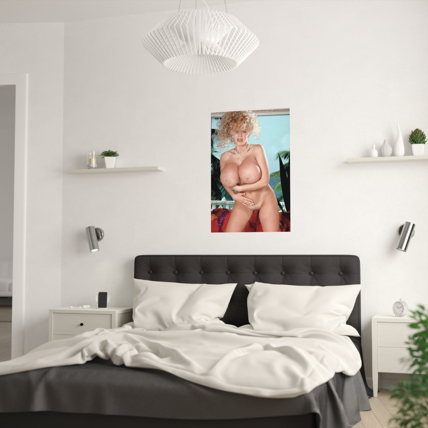 Satin Posters (210gsm) Busty Candy Cantaloupes Nude
