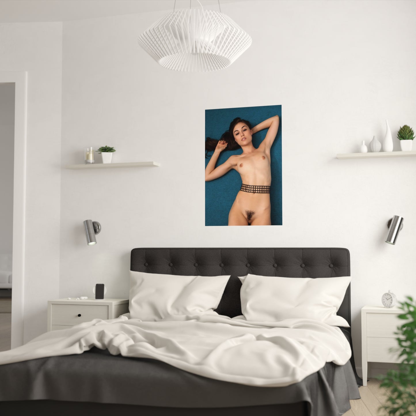 Satin Posters (210gsm) Adult Star Sasha Grey Nude