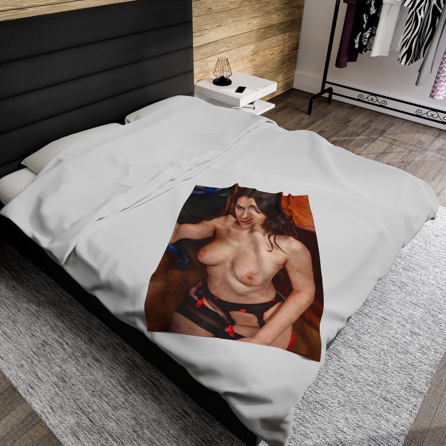 Velveteen Plush Blanket Pornstar Valentina Nappi Nude