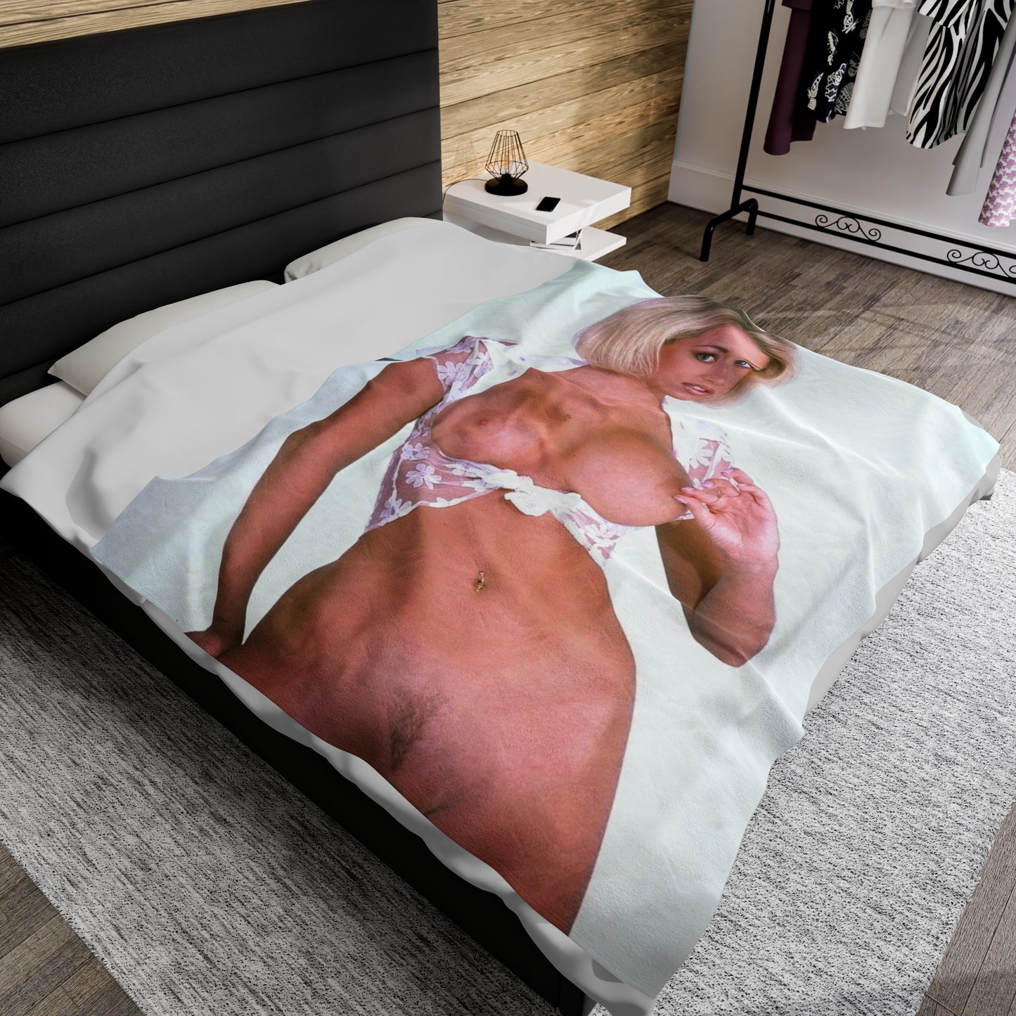 Velveteen Plush Blanket Pornstar Jenna Jameson Nude