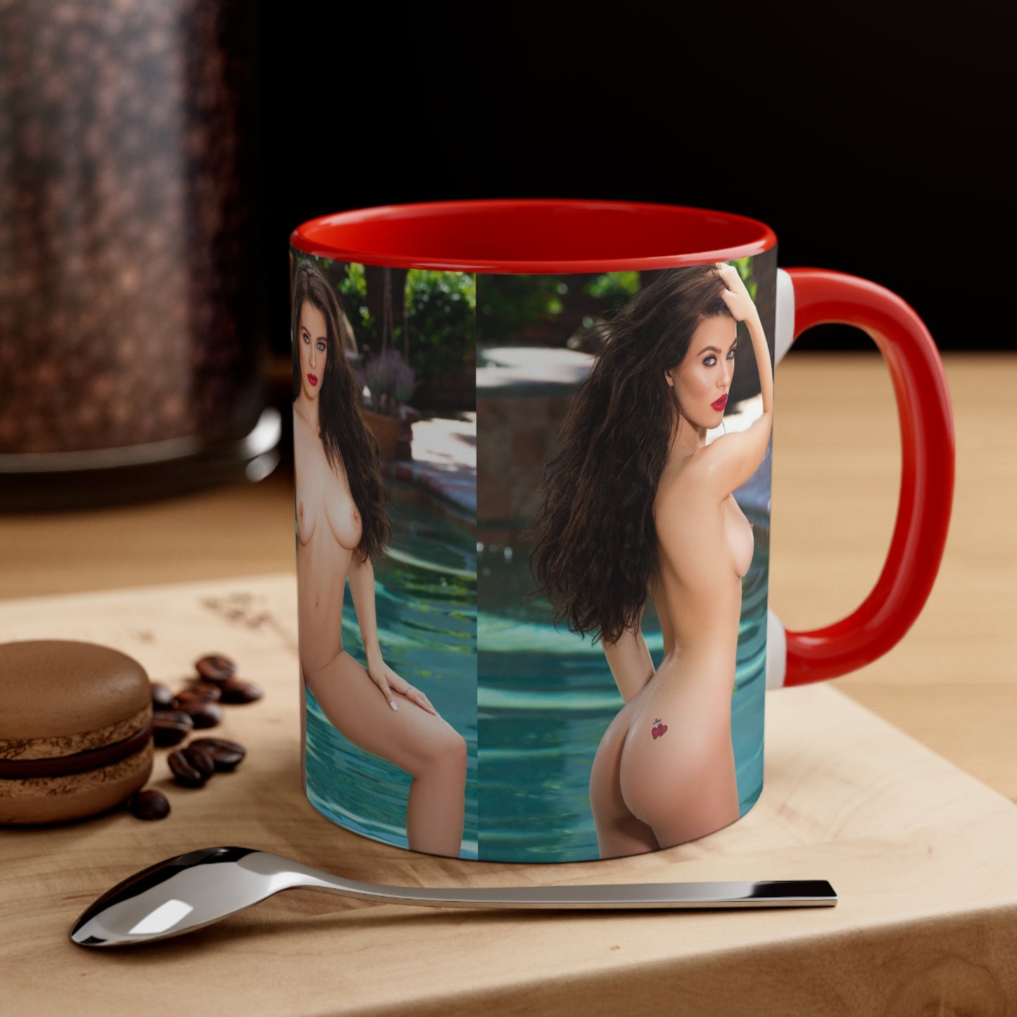 Accent Coffee Mug, 11oz Lana Rhoades Nude