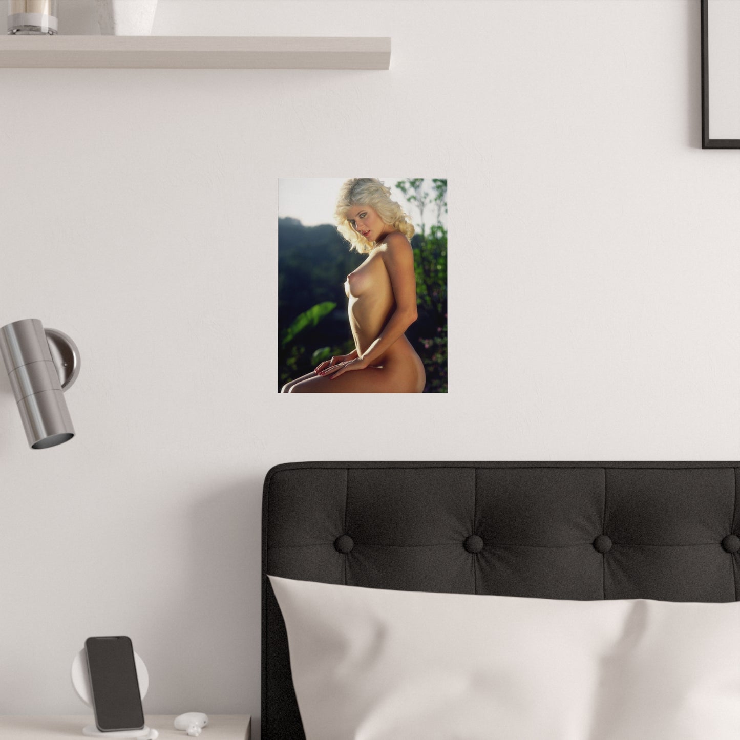 Satin Posters (210gsm) Retro Porn Star Ginger Lynn Nude