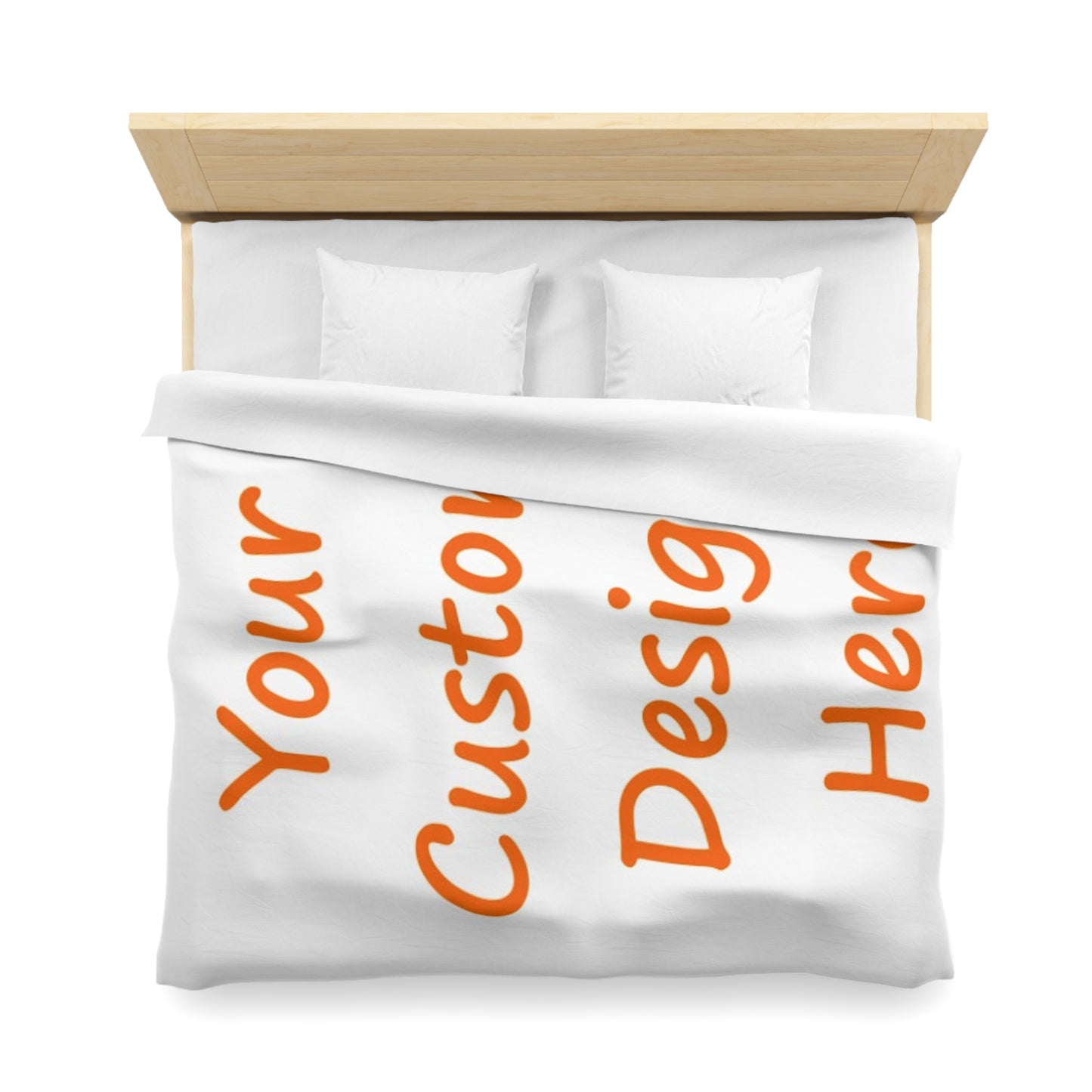 Microfiber Duvet Cover Custom Purchase & Message Artwork! No Limits!