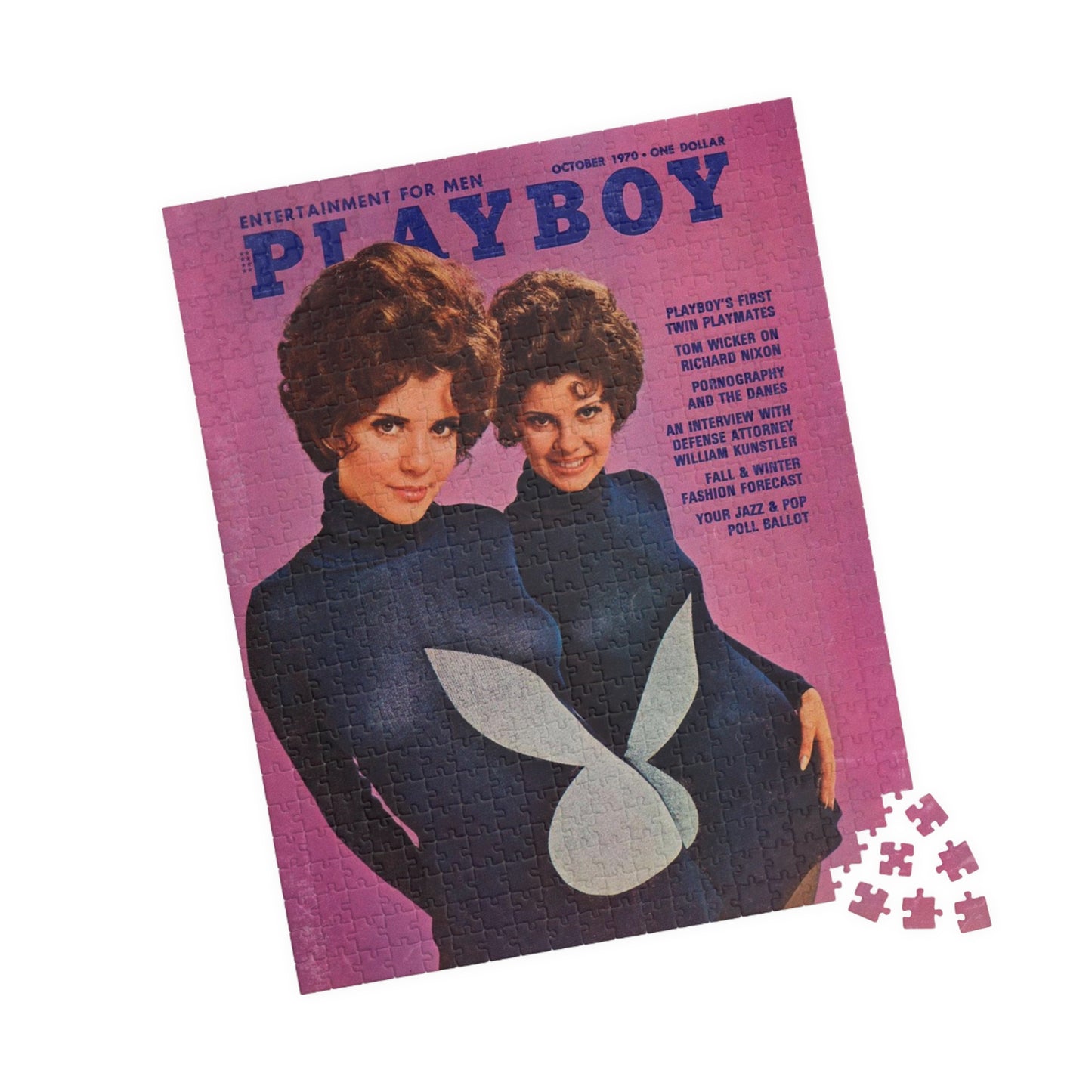 Puzzle (110, 252, 500, 1014-piece) Playboy Cover October 1970