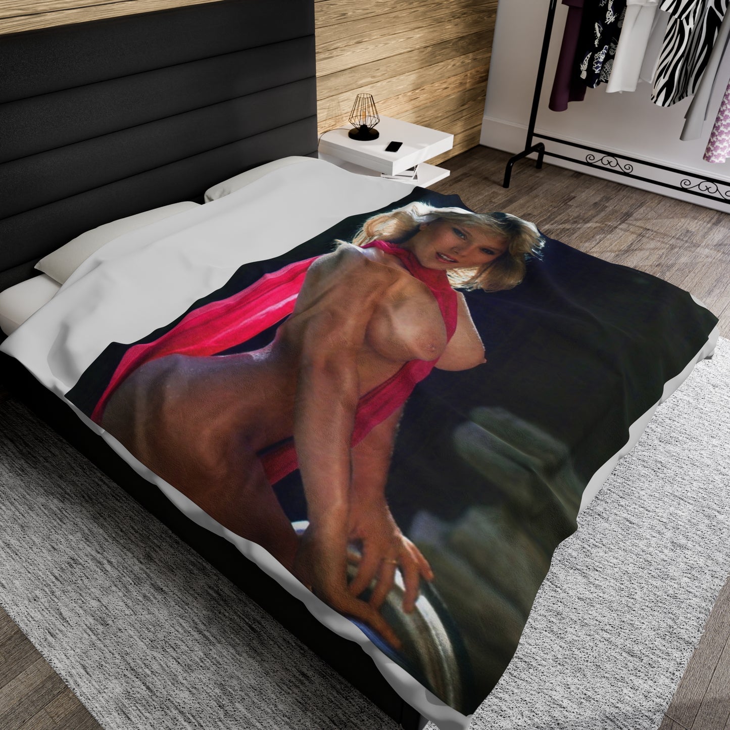 Velveteen Plush Blanket Samantha Fox Nude